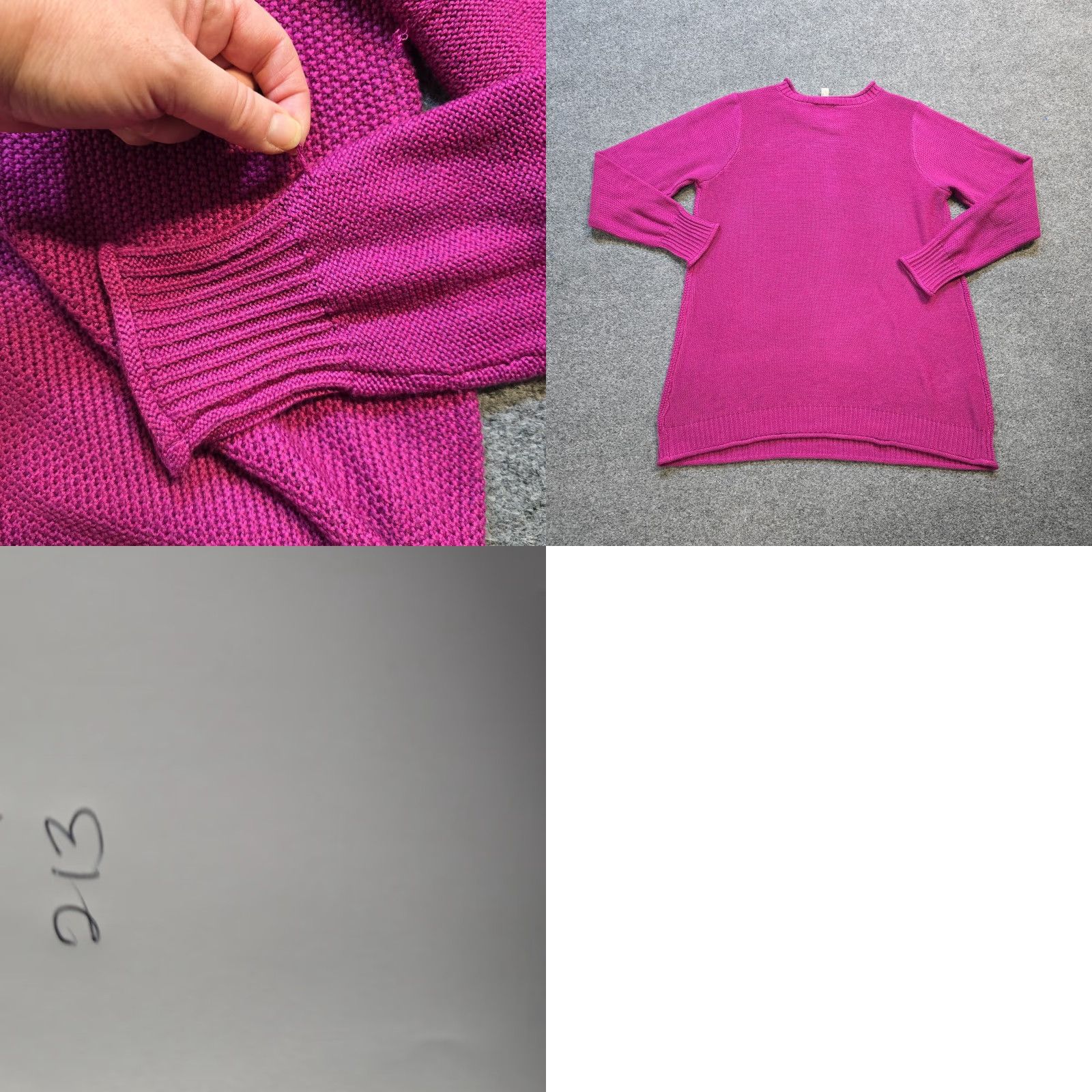 Vintage Logo Lori Goldstein Sweater Womens M Pink Knit Long Sleeve Crew Neck Pullover Basic Casual Workwear Fall Winter Size M / US 6-8 / IT 42-44 - 8 Thumbnail