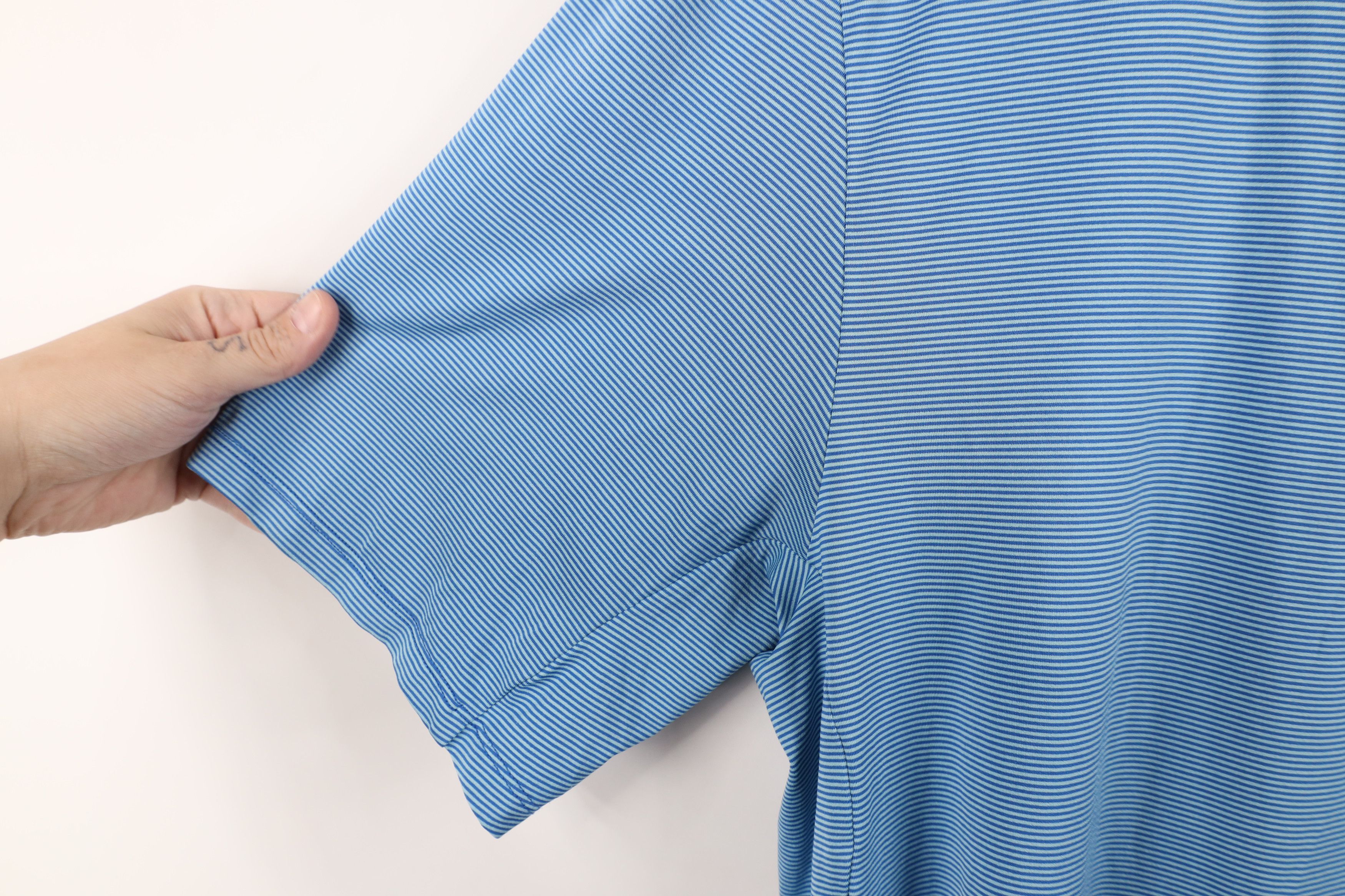 KJUS Kjus Striped Stretch Short Sleeve Golf Polo Shirt Blue Size US L / EU 52-54 / 3 - 7 Thumbnail