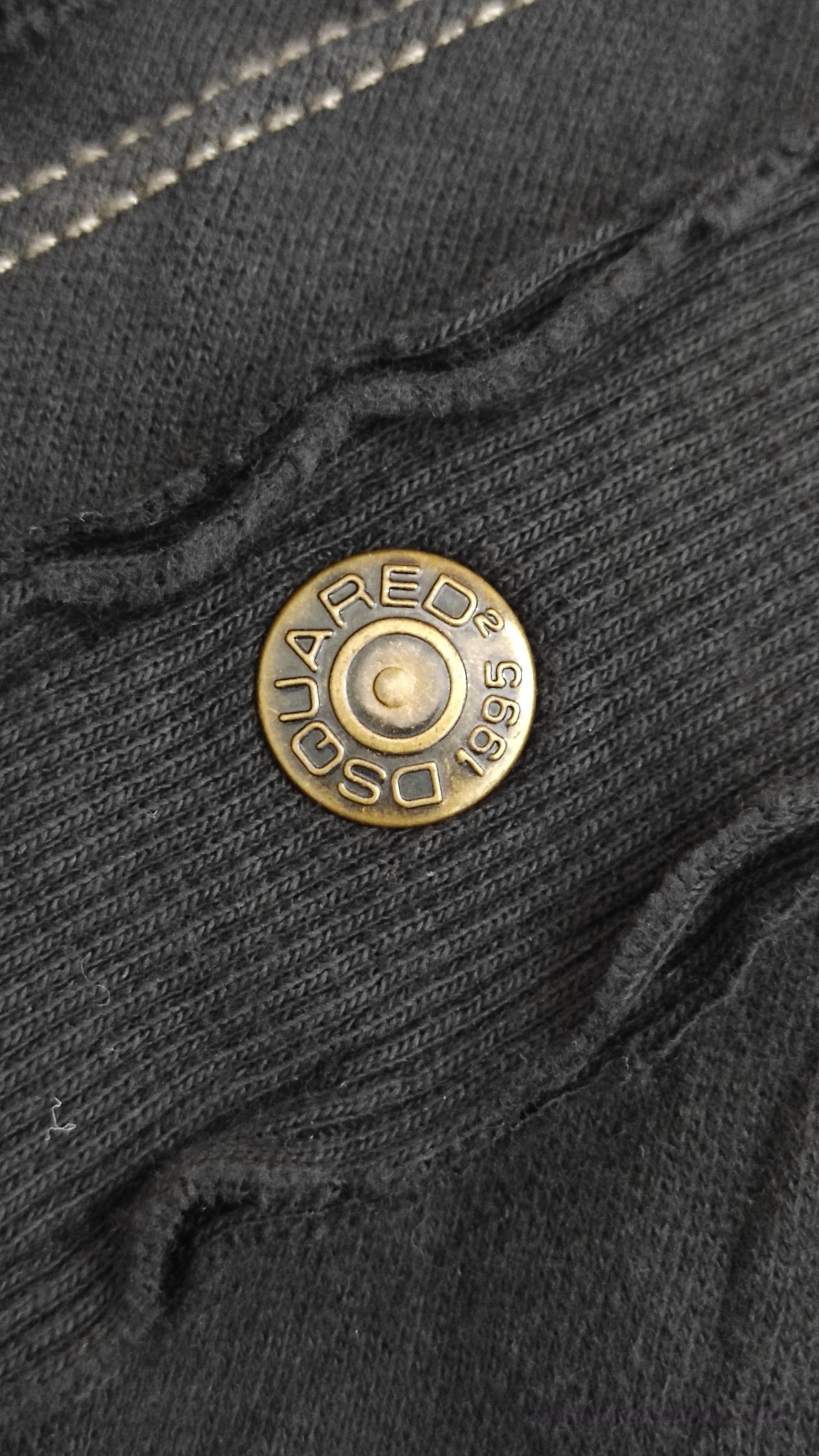 Dsquared2 Vintage 90's DSQUARED² Hagi Fray moleskin zipper jacket Size US L / EU 52-54 / 3 - 16 Thumbnail