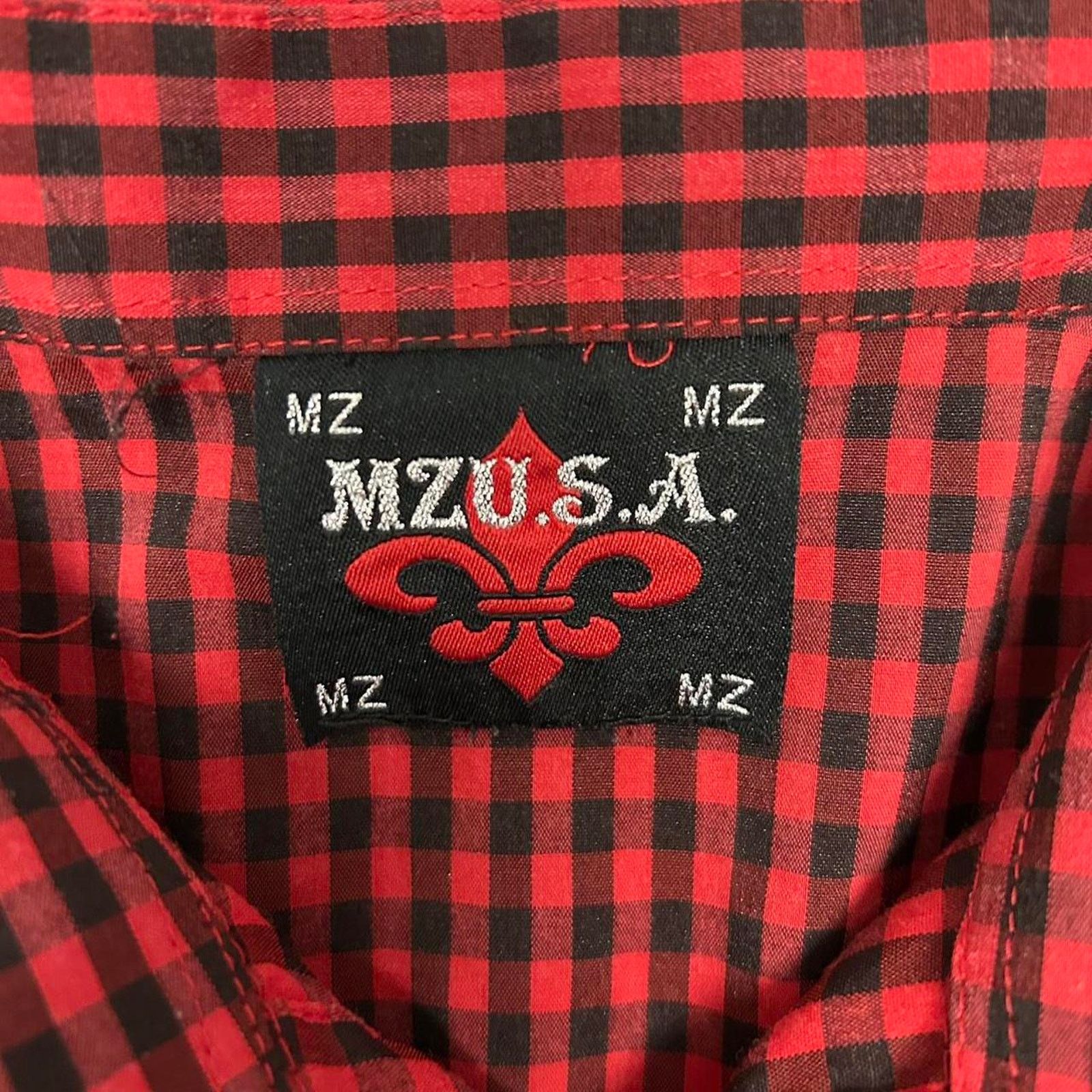 Other Y2K Red and black gothic button-up shirt Size US XL / EU 56 / 4 - 3 Thumbnail