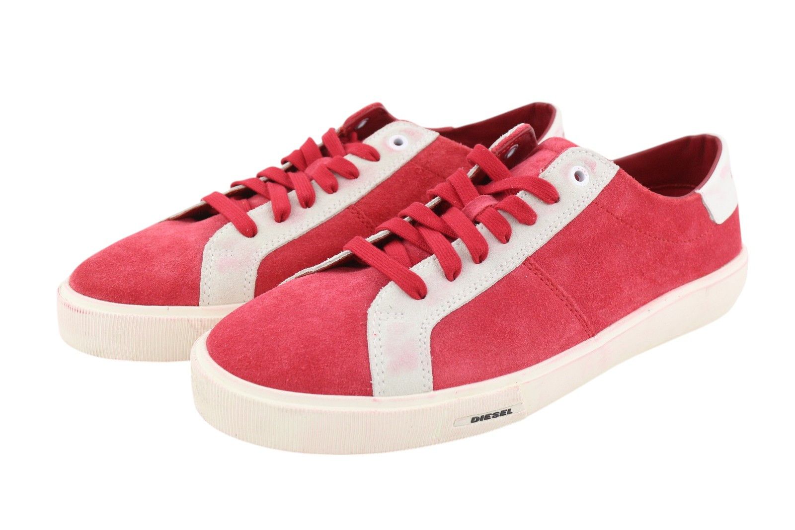 Diesel S-MYDORI LC EU44 Red Suede Leather 41525 Size US 11 / EU 44 - 2 Thumbnail
