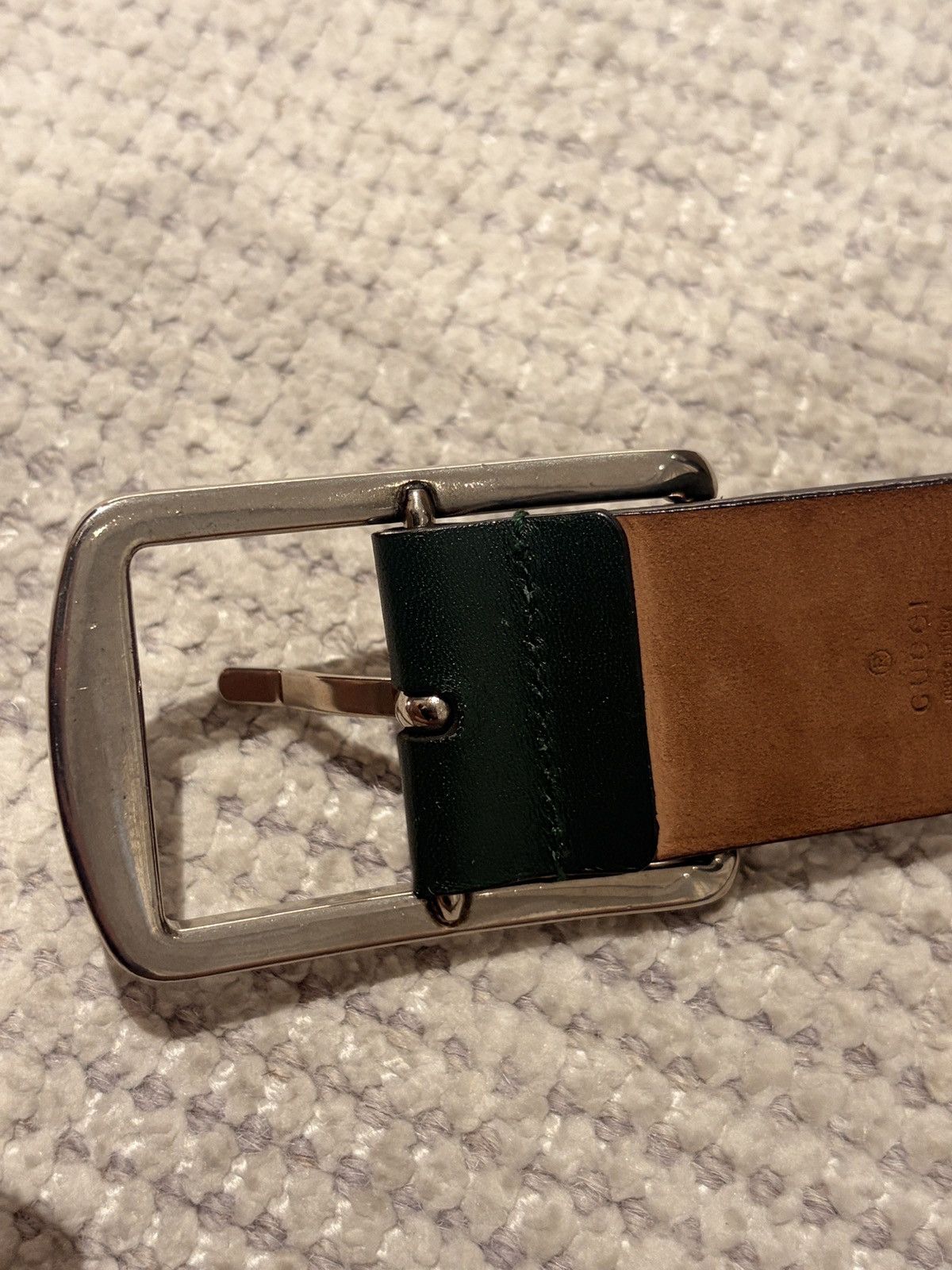 Gucci Gucci Stripe roller belt Size 32 - 3 Thumbnail