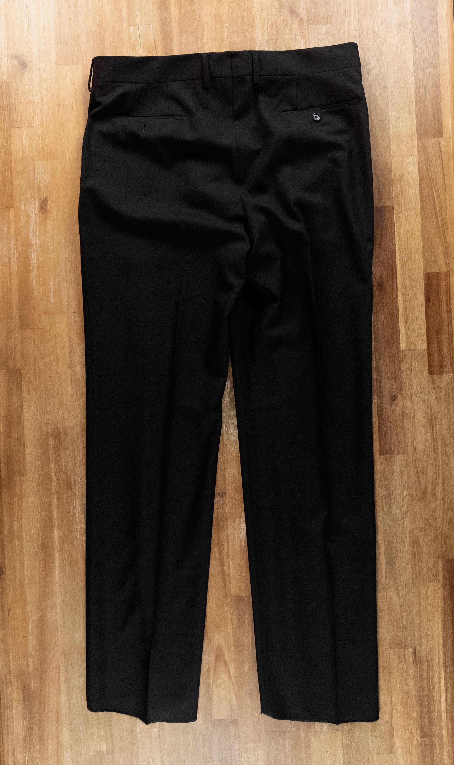 Lardini LARDINI black regular fit wool dress pants trousers 36 52 Size US 36 / EU 52 - 9 Thumbnail