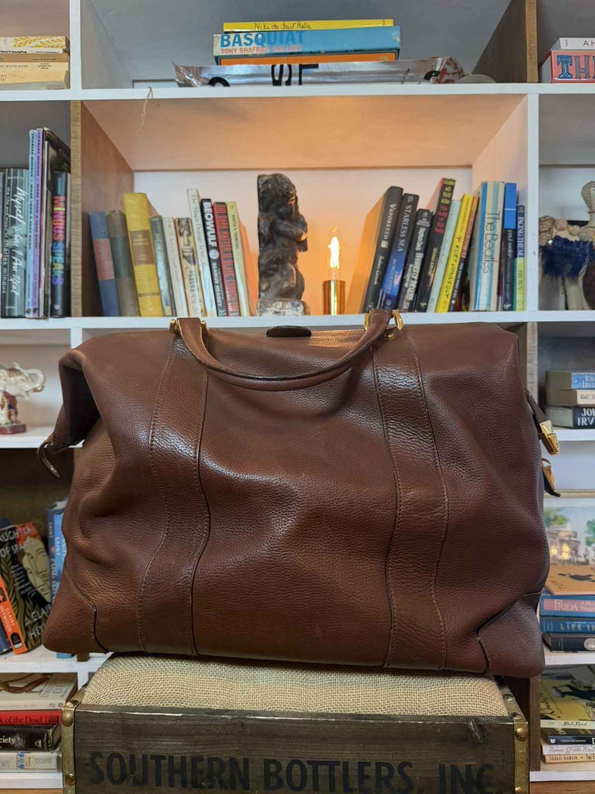 Brioni Brioni Leather Duffel Size ONE SIZE - 10 Thumbnail