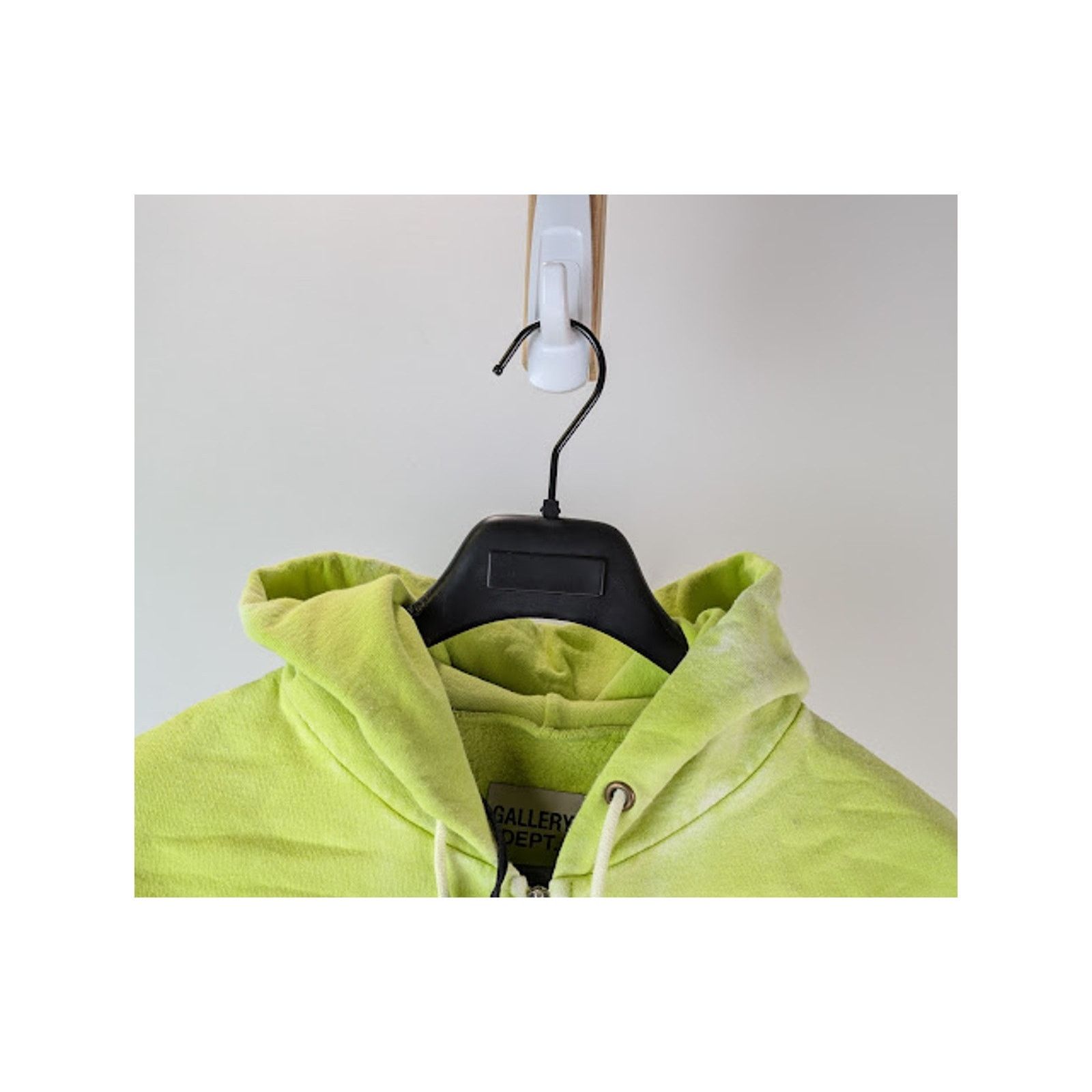 Gallery Dept. o1rshd1 French Logo Zip Up Hoodie in Lime Green XL Size US XL / EU 56 / 4 - 7 Thumbnail