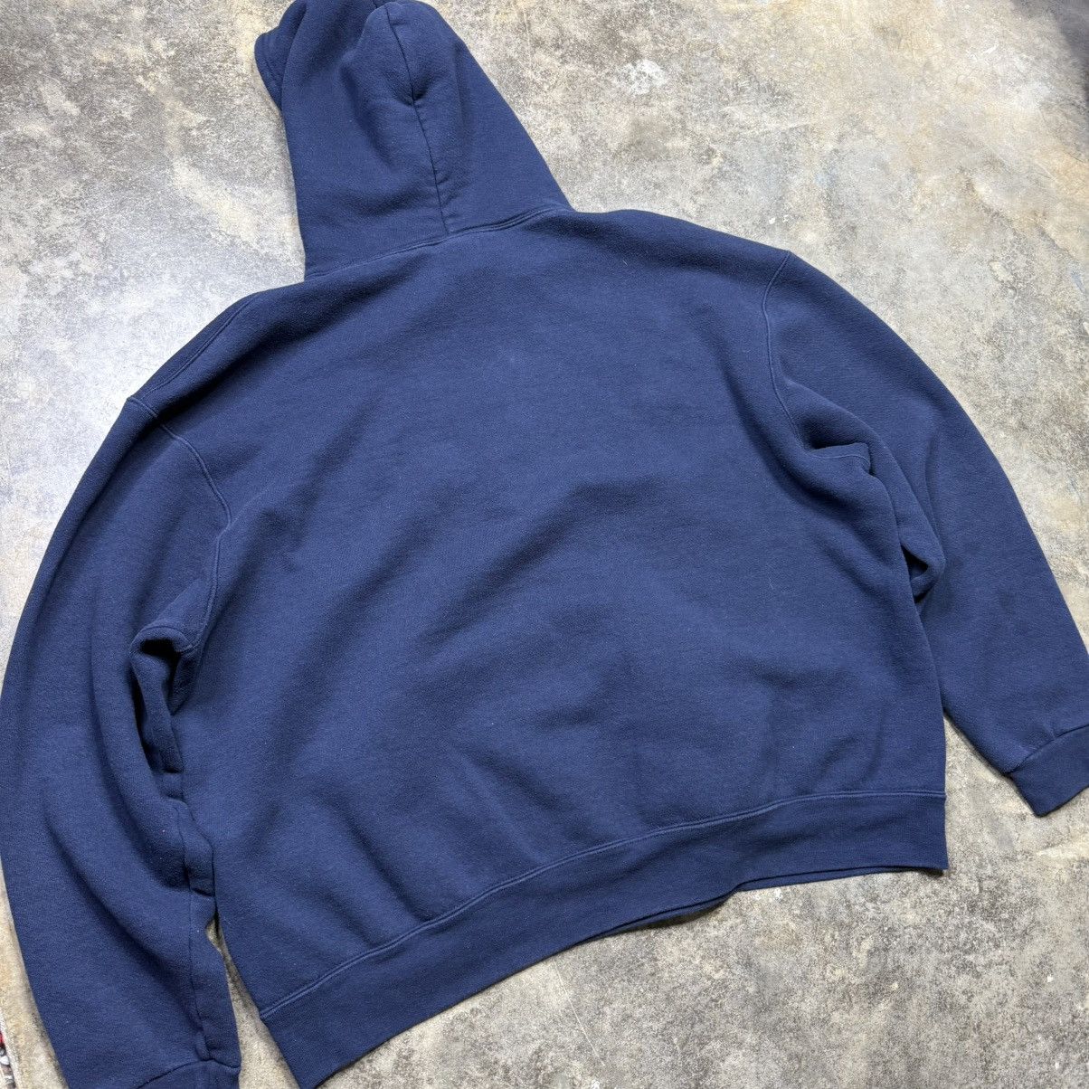 Vintage vintage united states navy baggy navy blue pullover hoodie Size US XXL / EU 58 / 5 - 7 Thumbnail