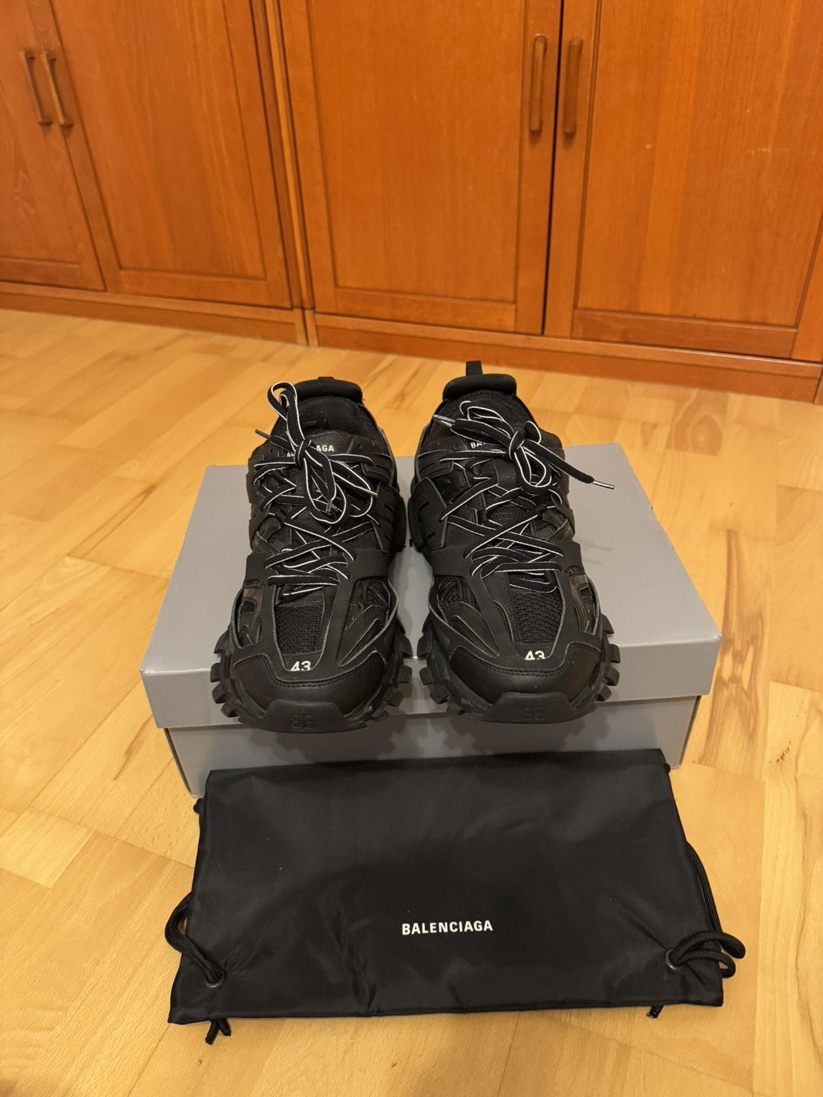 Balenciaga Balenciaga Track Triple Black Size US 10 / EU 43 - 7 Thumbnail