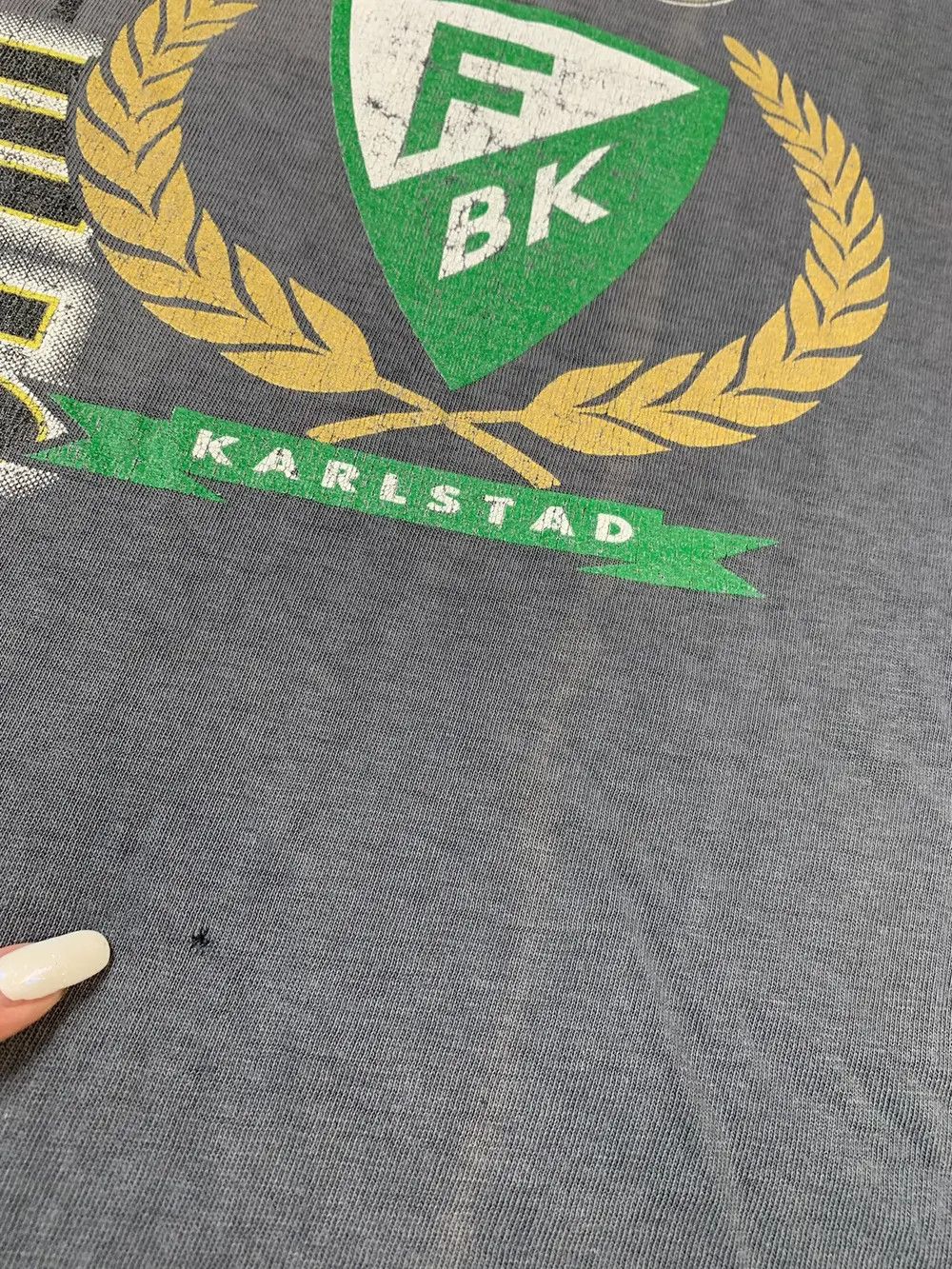 NHL Vintage 90’s SHL Farjestad Wolves Hockey Sweden T Shirt Tee Size US L / EU 52-54 / 3 - 5 Thumbnail