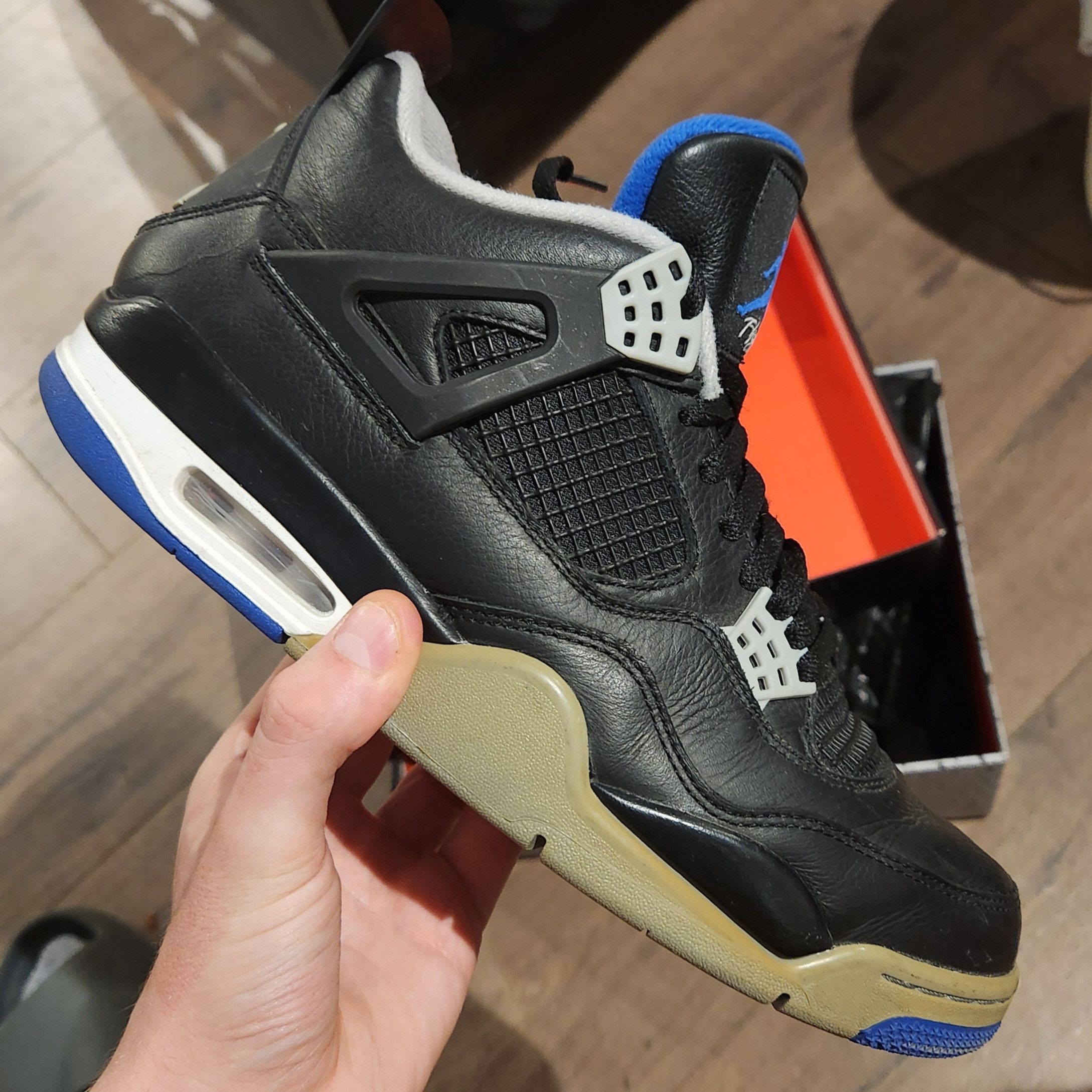 image of Jordan Nike Jordan Retro 4 “Alternate Motorsport” 2017 Shoes in Black, Men's (Size 11)