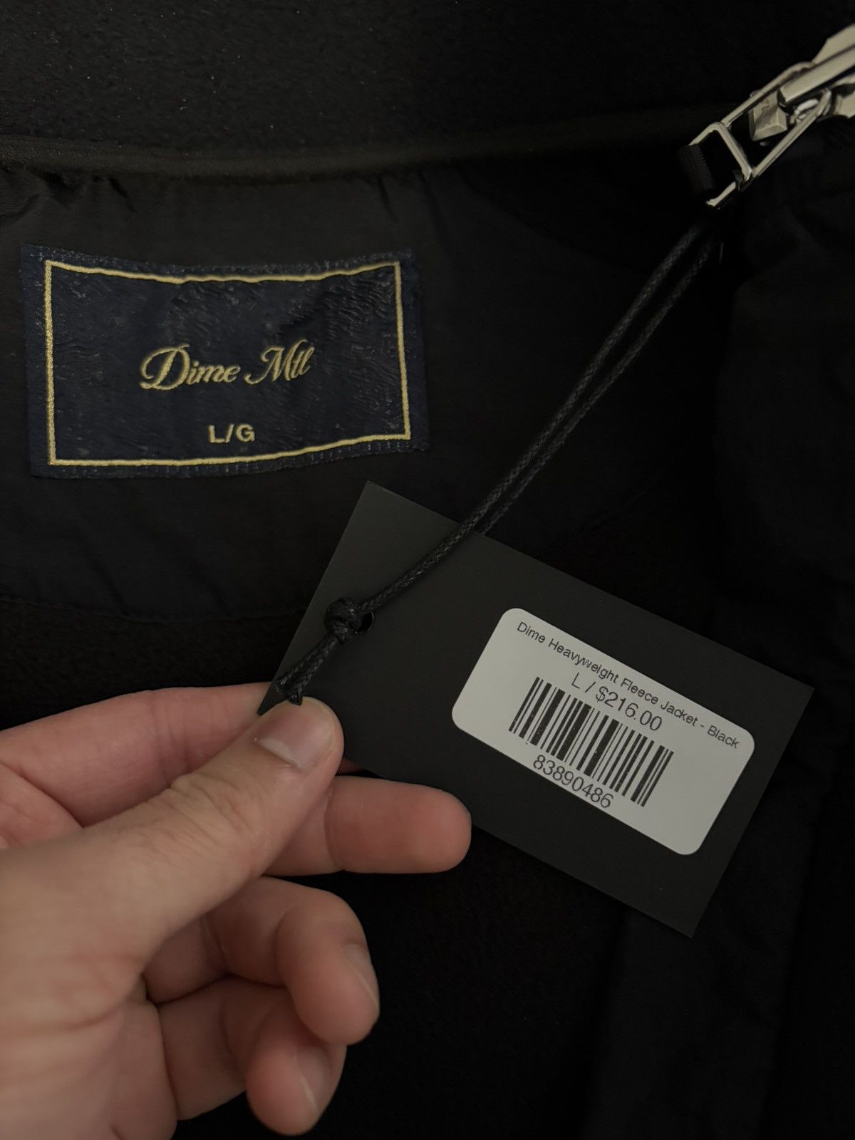 Dime Dime Heavyweight Fleece Wave Jacket Size US L / EU 52-54 / 3 - 8 Thumbnail