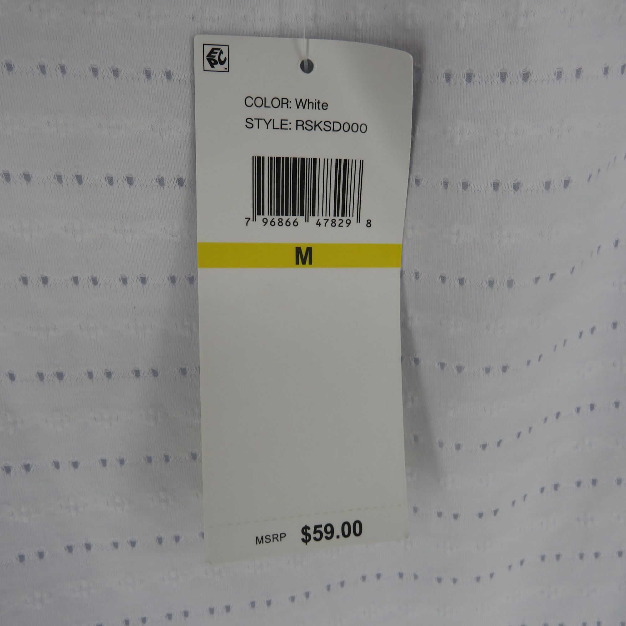 Other Rafaella Women's White Short-Sleeve Top Eyelet Detail Medium Size M / US 6-8 / IT 42-44 - 5 Thumbnail
