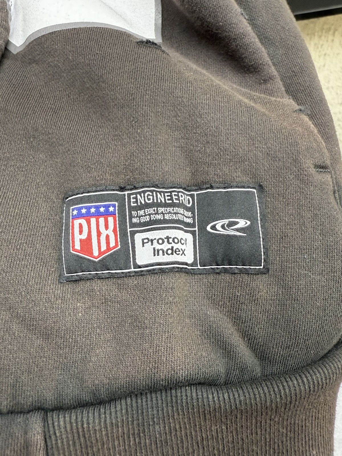 PROTOCOL INDEX FOOTBALL JERSEY TRACK JACKET - BLACK