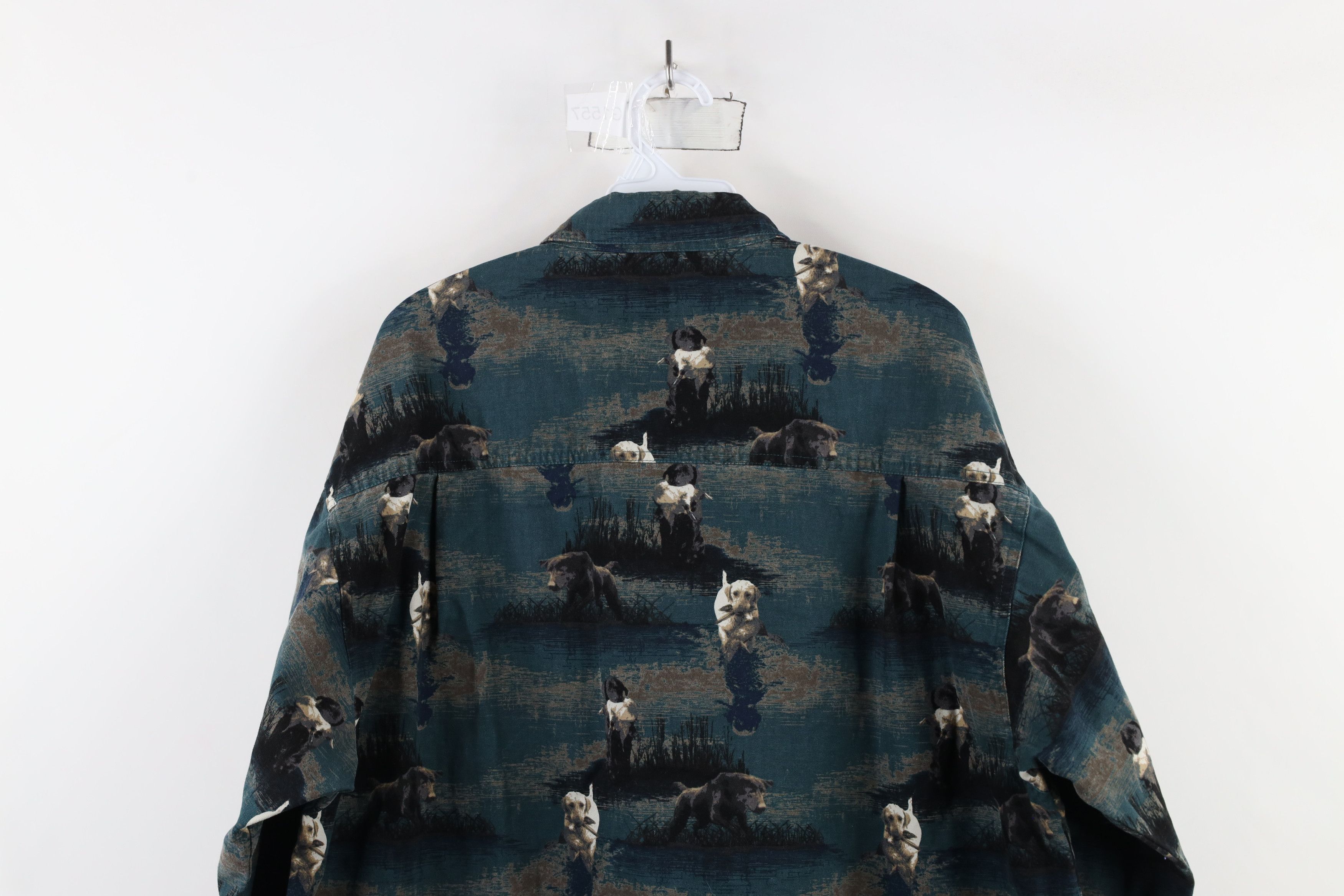 Columbia × Vintage Vintage Columbia Hunting All Over Print Button Down Shirt Size US L / EU 52-54 / 3 - 13 Thumbnail