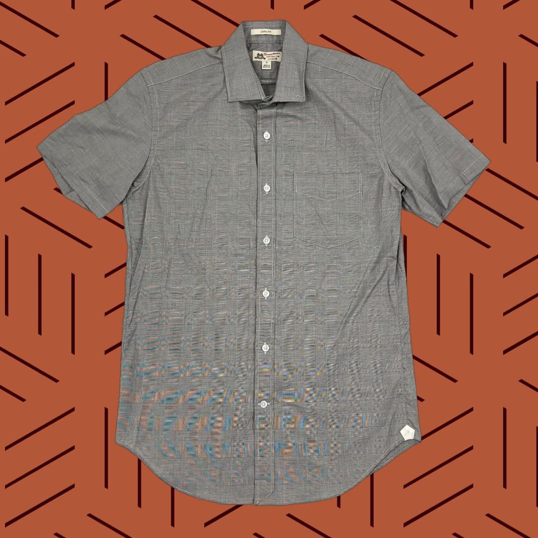 J.Crew J.CREW Ludlow Button-Up Shirt Mens S Gray Glen Check Plaid Casual Pattern Vintage No Size US S / EU 44-46 / 1 - 1 Thumbnail