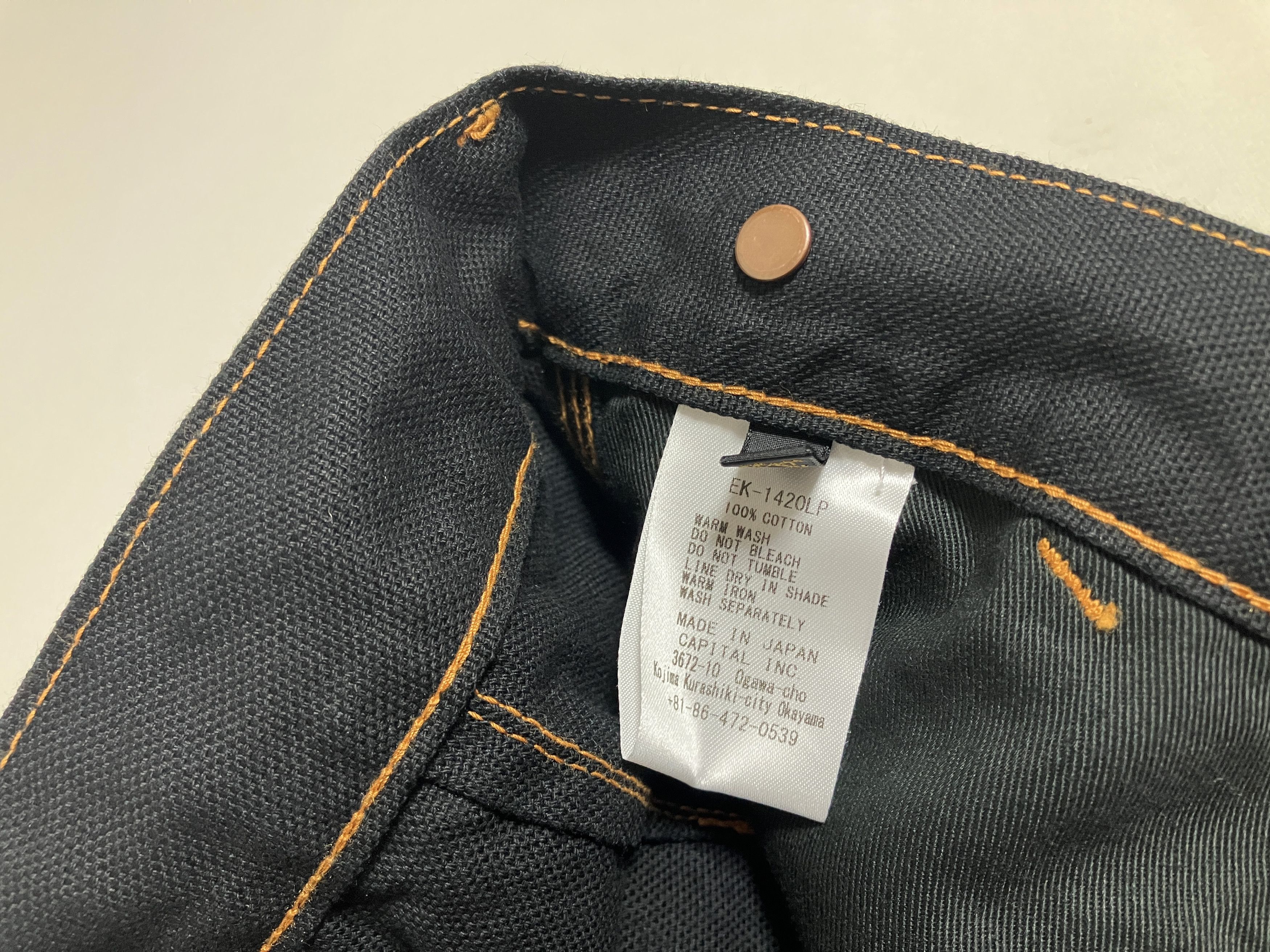 Kapital Kapital Light Canvas LUMBER Pants black new 3 Size US 33 - 5 Thumbnail
