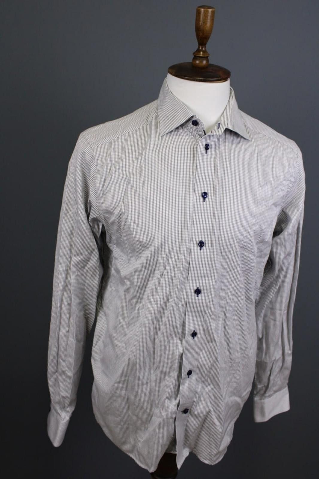 Eton Eton Contemporary Fit Check Button Down Shirt Size 41 / 16 Size US M / EU 48-50 / 2 - 3 Thumbnail