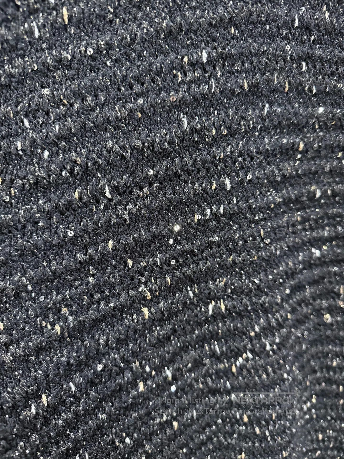 Balmain Balmain Black Sequin Woven Dress. Size S / US 4 / IT 40 - 5 Thumbnail