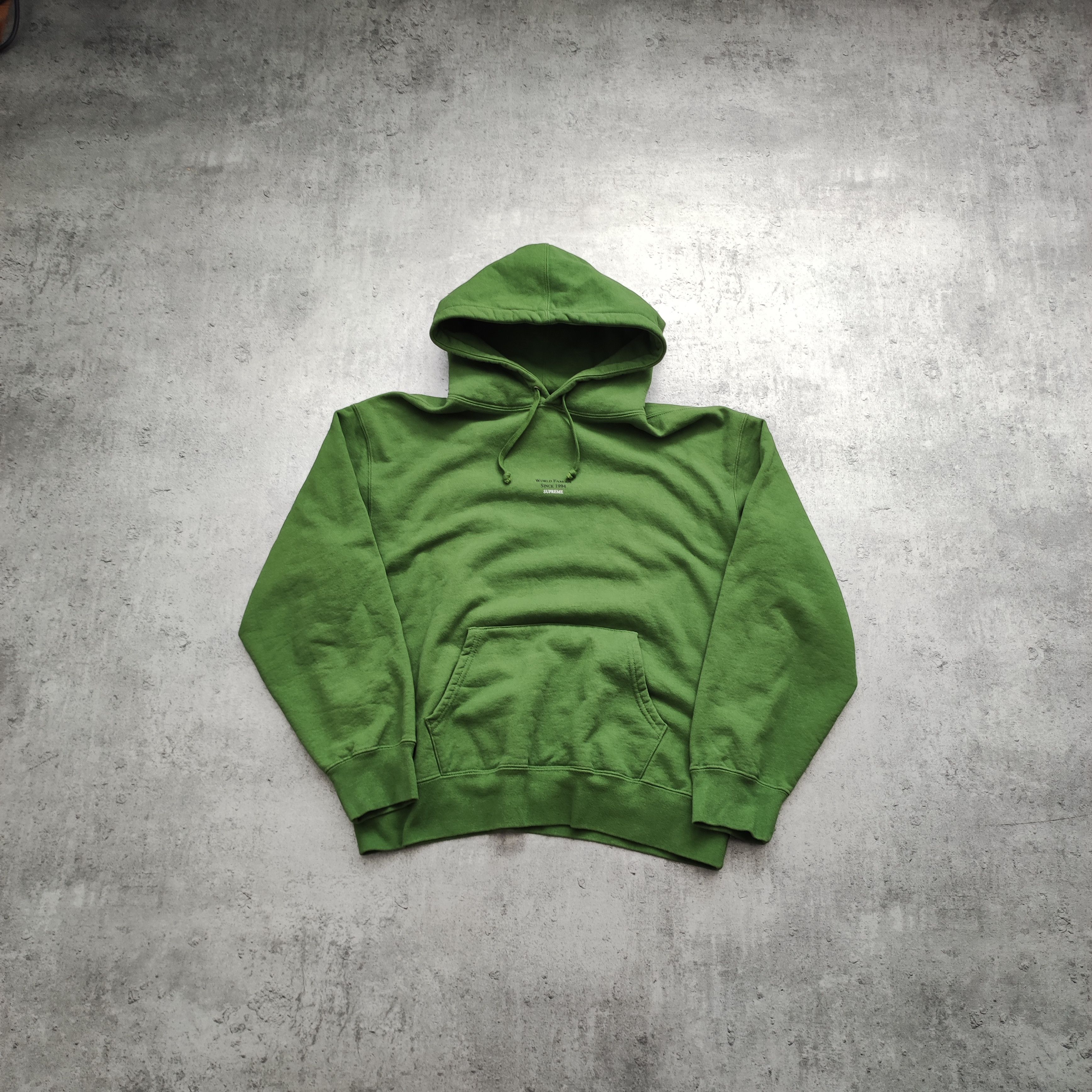 Supreme Supreme Dragon Overdyed Hoodie S Lime Green | Grailed