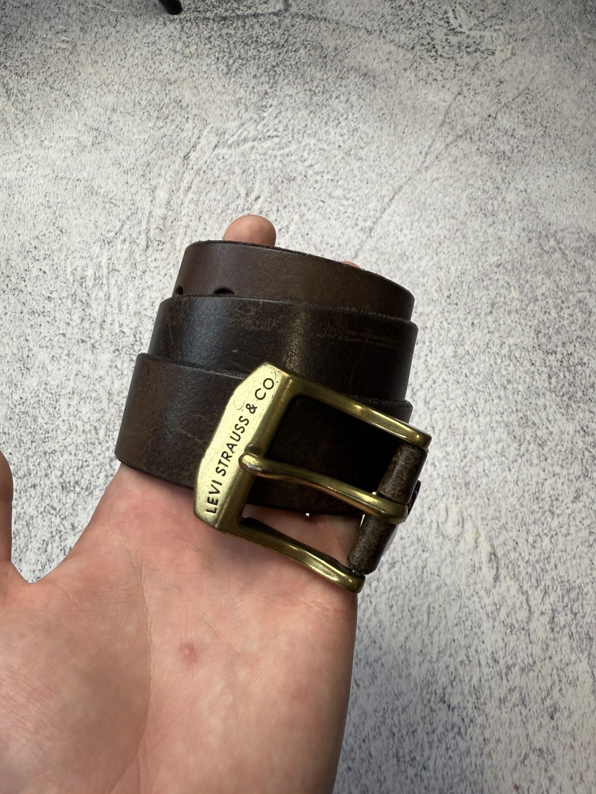 Levi's × Vintage Vintage Levi’s Belts Leather Japanese Brand Y2K streetwear Size ONE SIZE - 2 Thumbnail