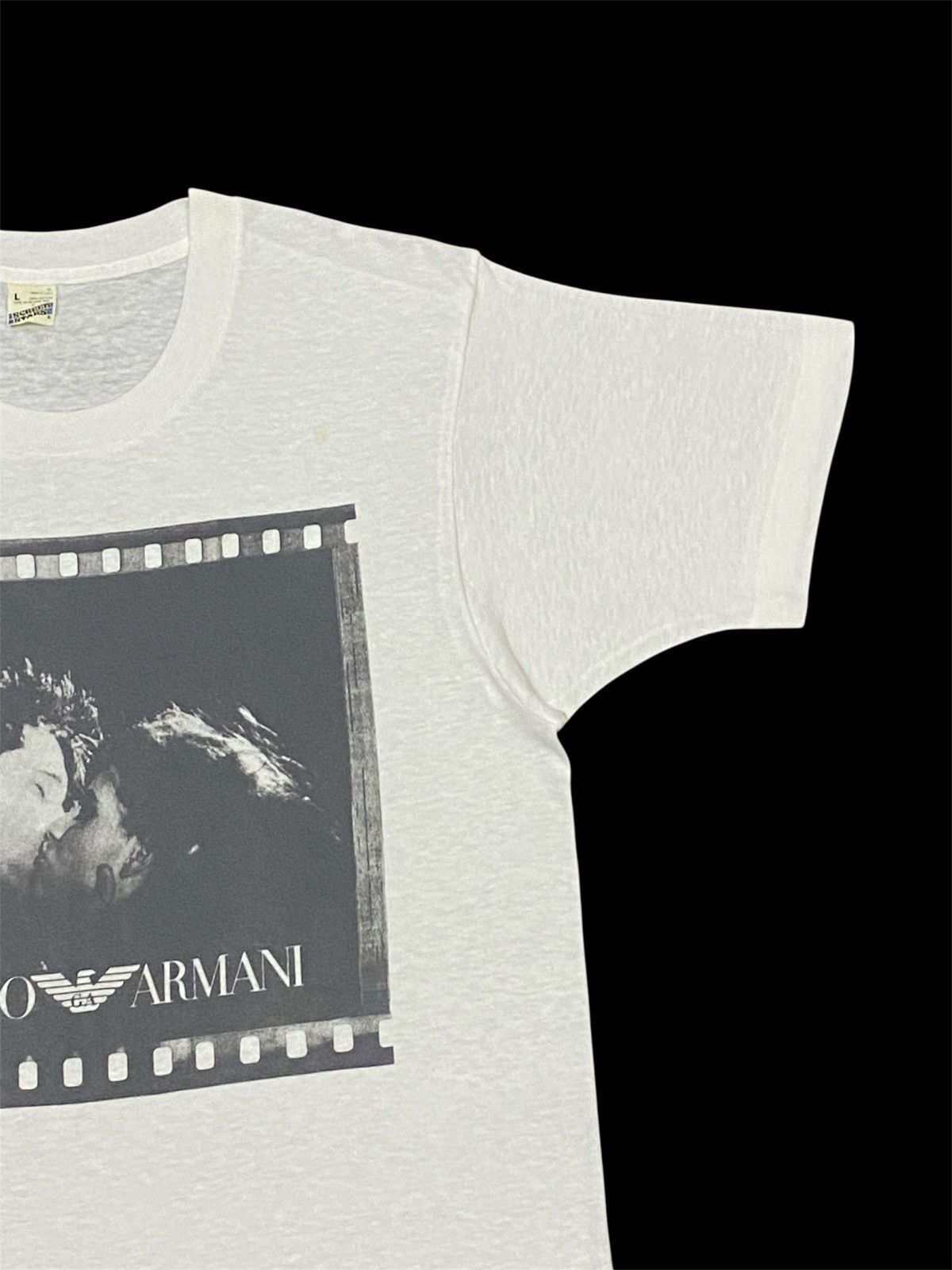 Vintage Rare🔥Vintage Emporio Armani Bruce Weber Photo Tee Size US L / EU 52-54 / 3 - 4 Thumbnail