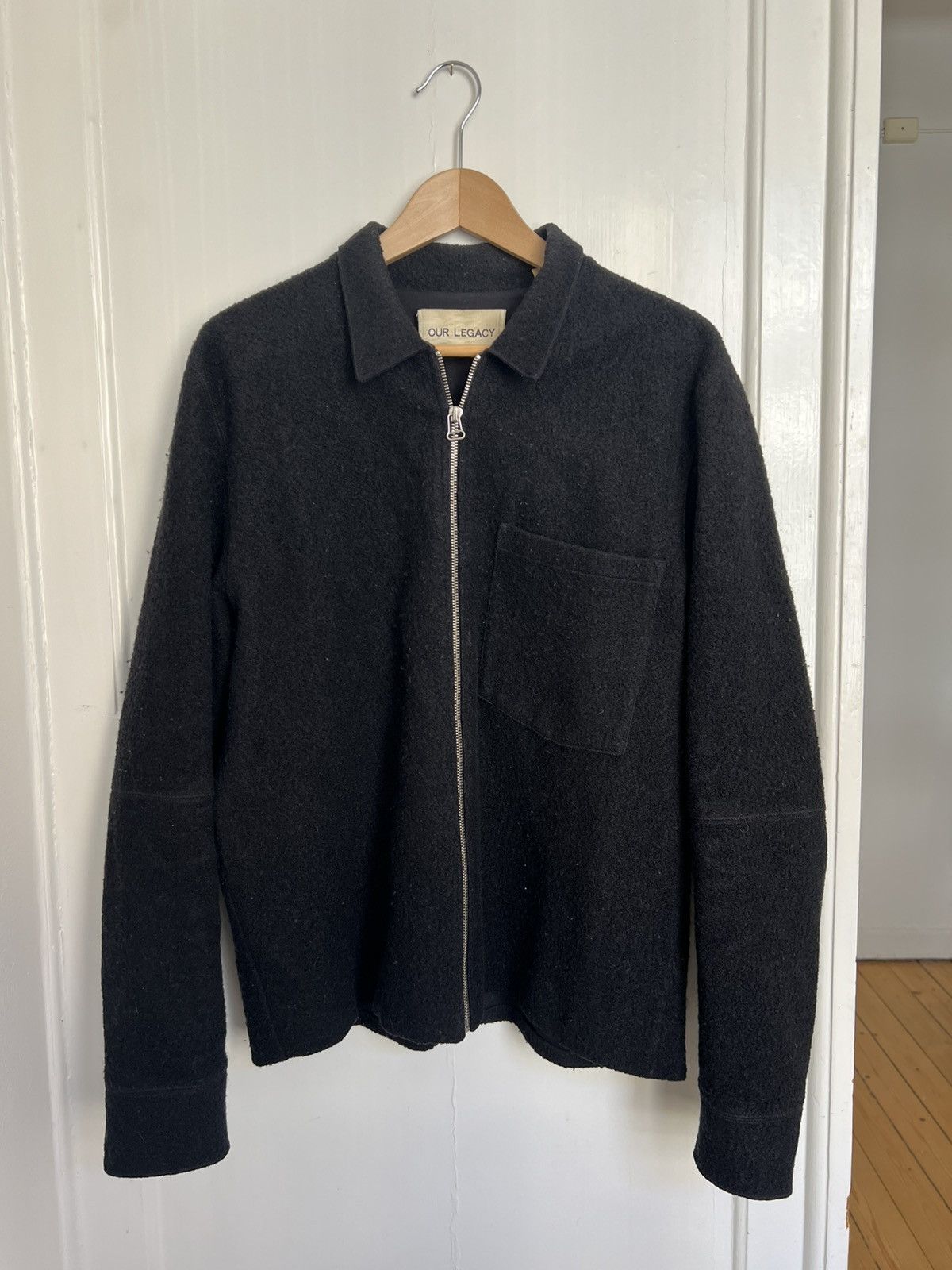 Our Legacy Black Curl Zip Size US M / EU 48-50 / 2 - 1 Thumbnail