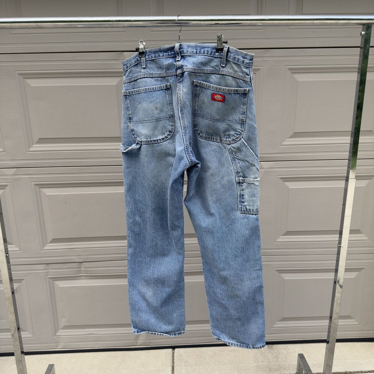 Vintage Dickies Thrashed Faded Distressed Work Jeans ERD Grunge Size US 34 / EU 50 - 2 Thumbnail