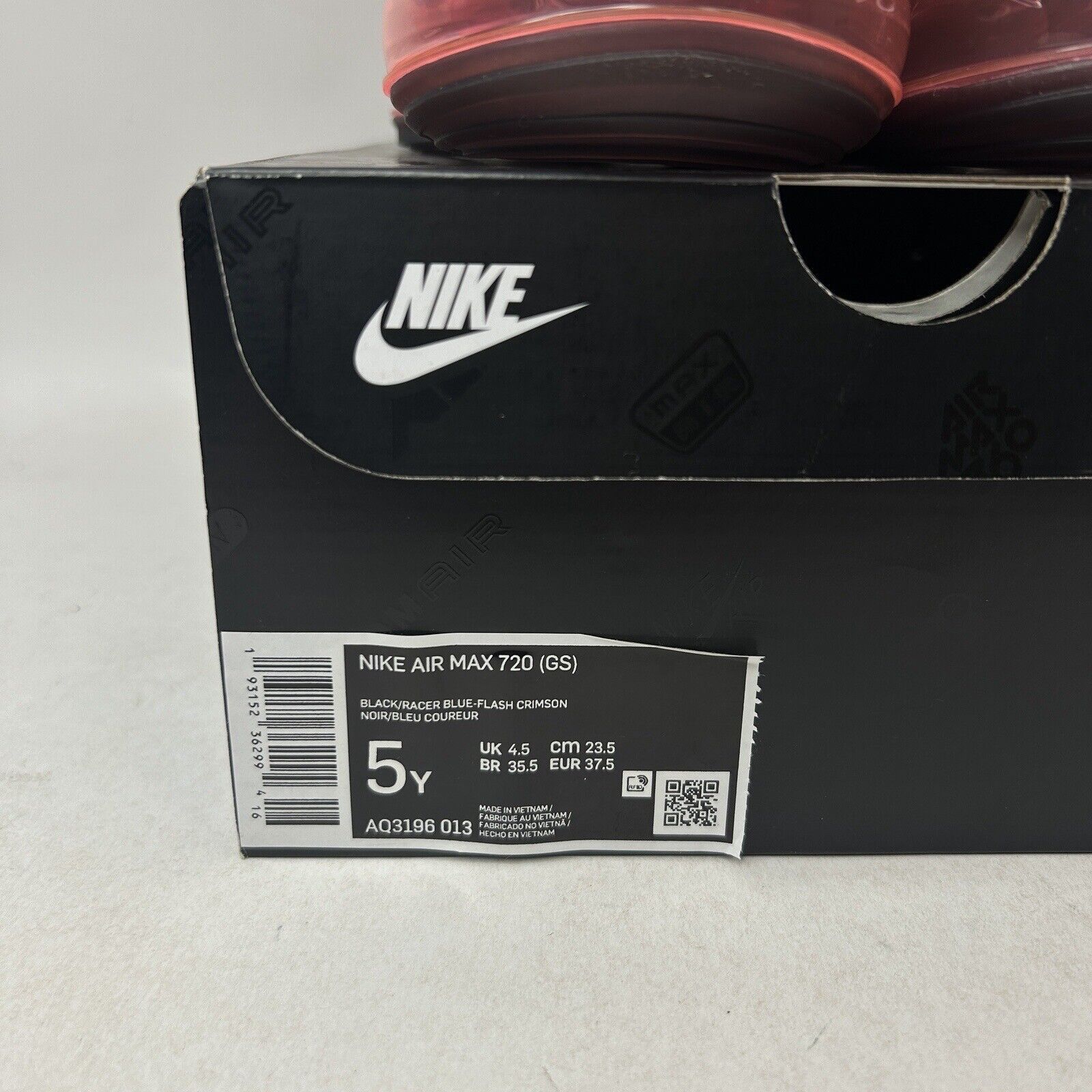 Nike Nike Air Max 720 GS “Racer Blue Crimson Red” 2024 Size US 6.5 / IT 36.5 - 5 Thumbnail