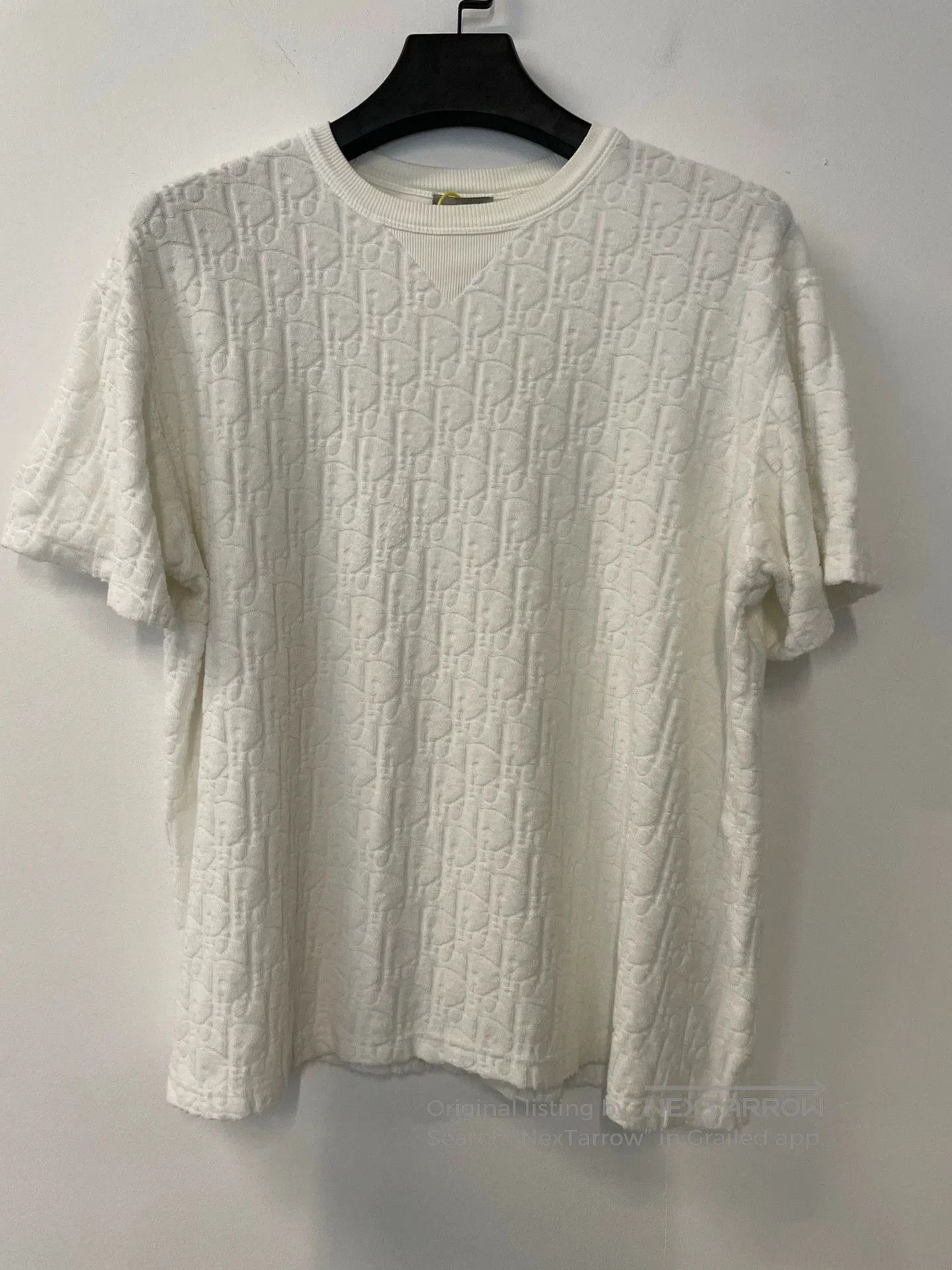 Dior dior embossed towel fabric short sleeve tee. Size US L / EU 52-54 / 3 - 1 Thumbnail