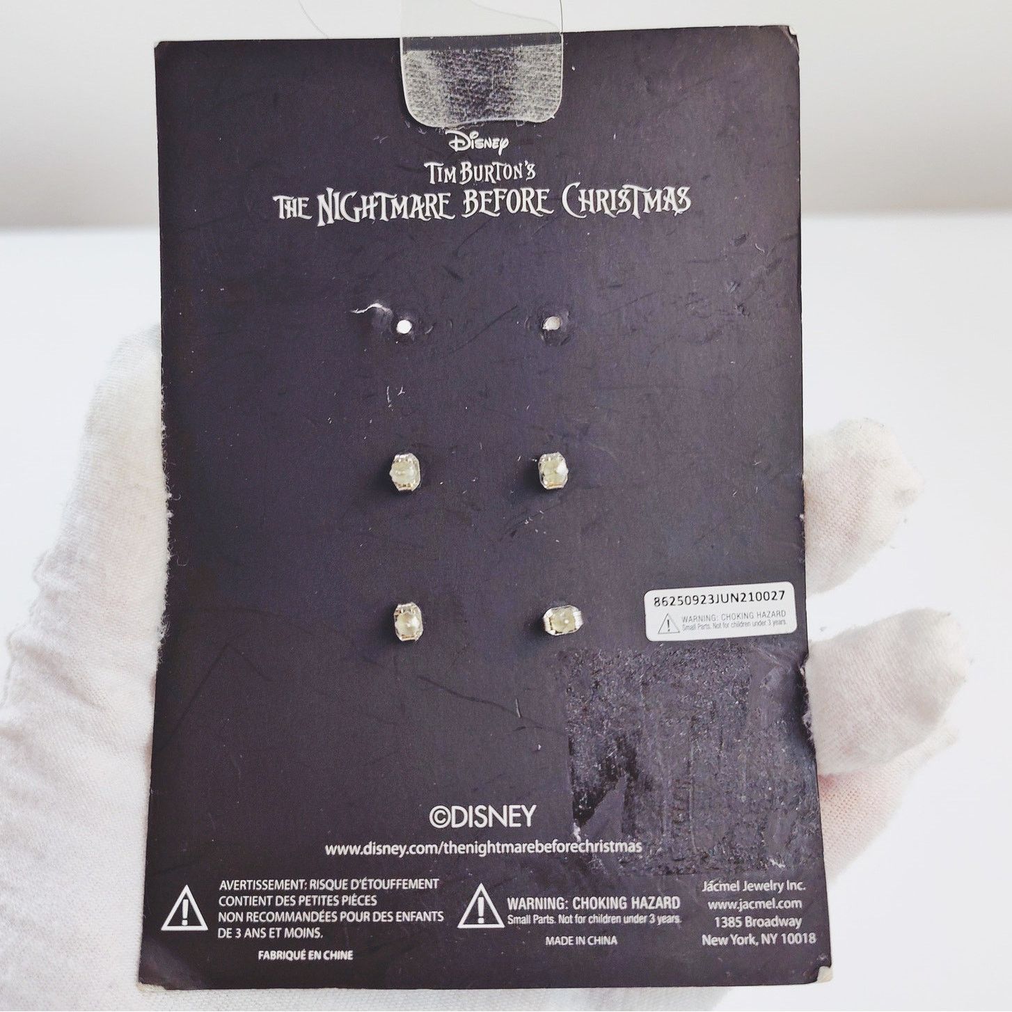 Disney Disney Nightmare Before Christmas Jack & Sally Earrings NWT Size ONE SIZE - 6 Thumbnail