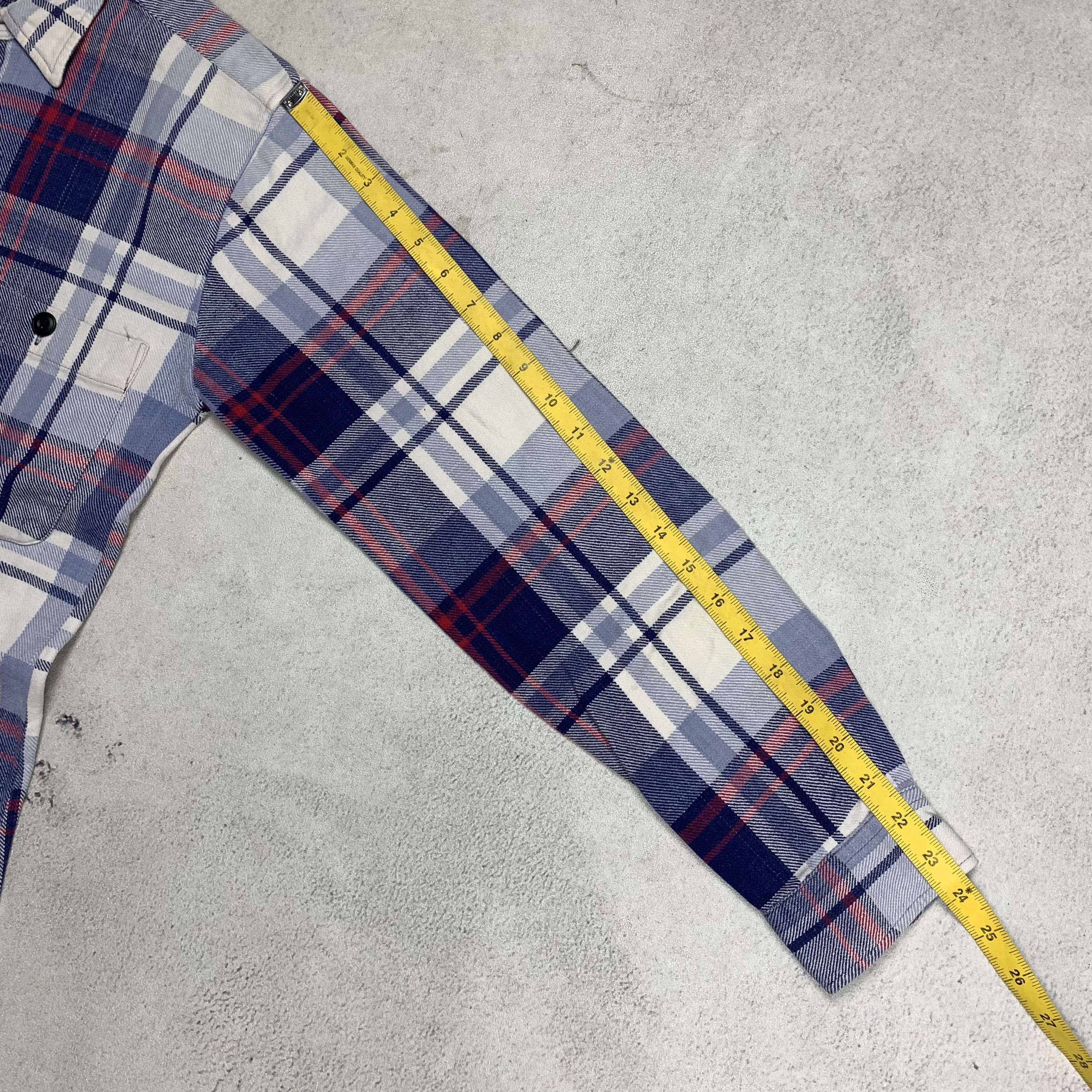 RRL Ralph Lauren RRL Flannel Plaid Button Up Shirt Ralph Lauren Double RL Size US S / EU 44-46 / 1 - 7 Thumbnail