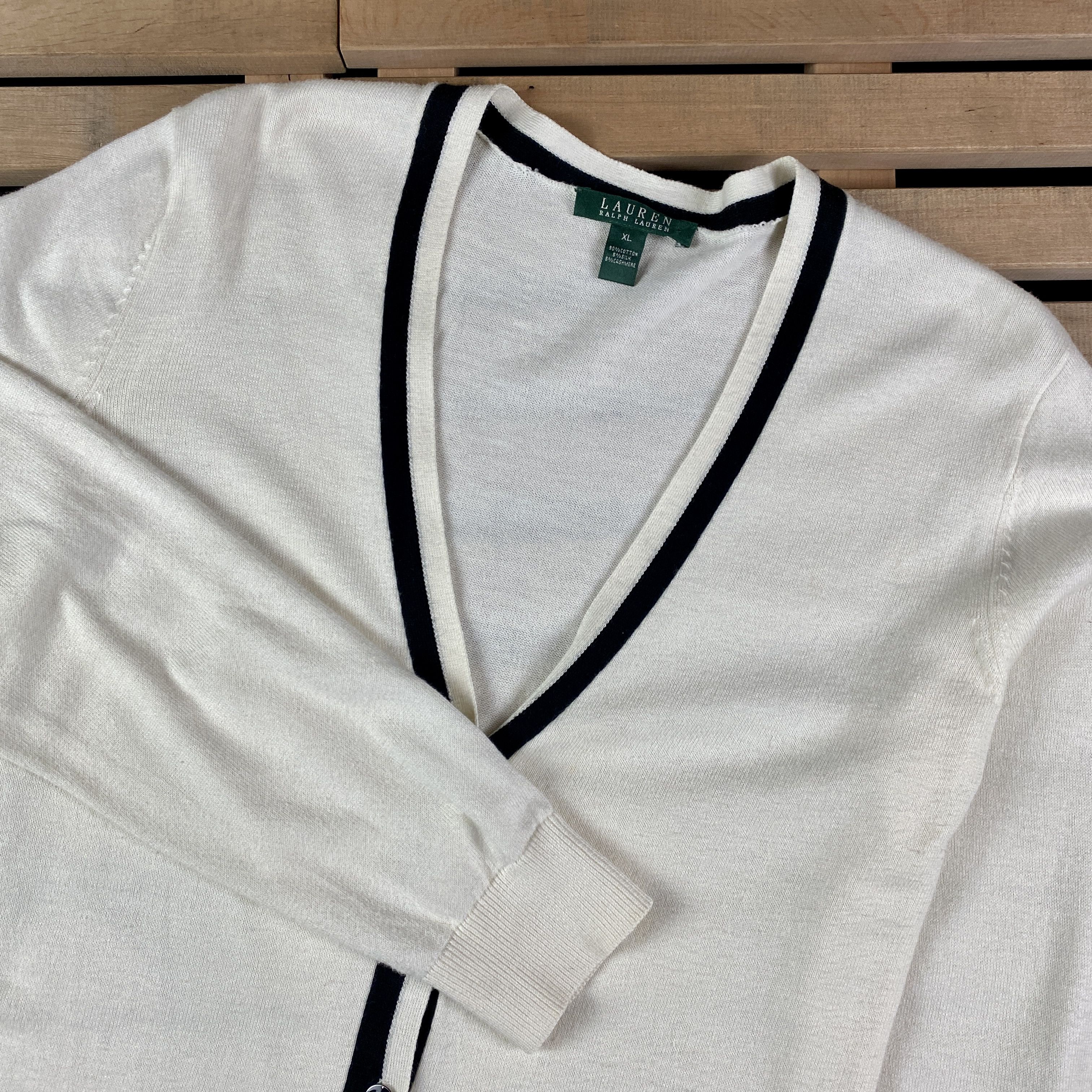 Polo Ralph Lauren × Ralph Lauren Womens Cardigan Sweater Lauren Ralph Lauren Size XL Size XL / US 12-14 / IT 48-50 - 2 Thumbnail