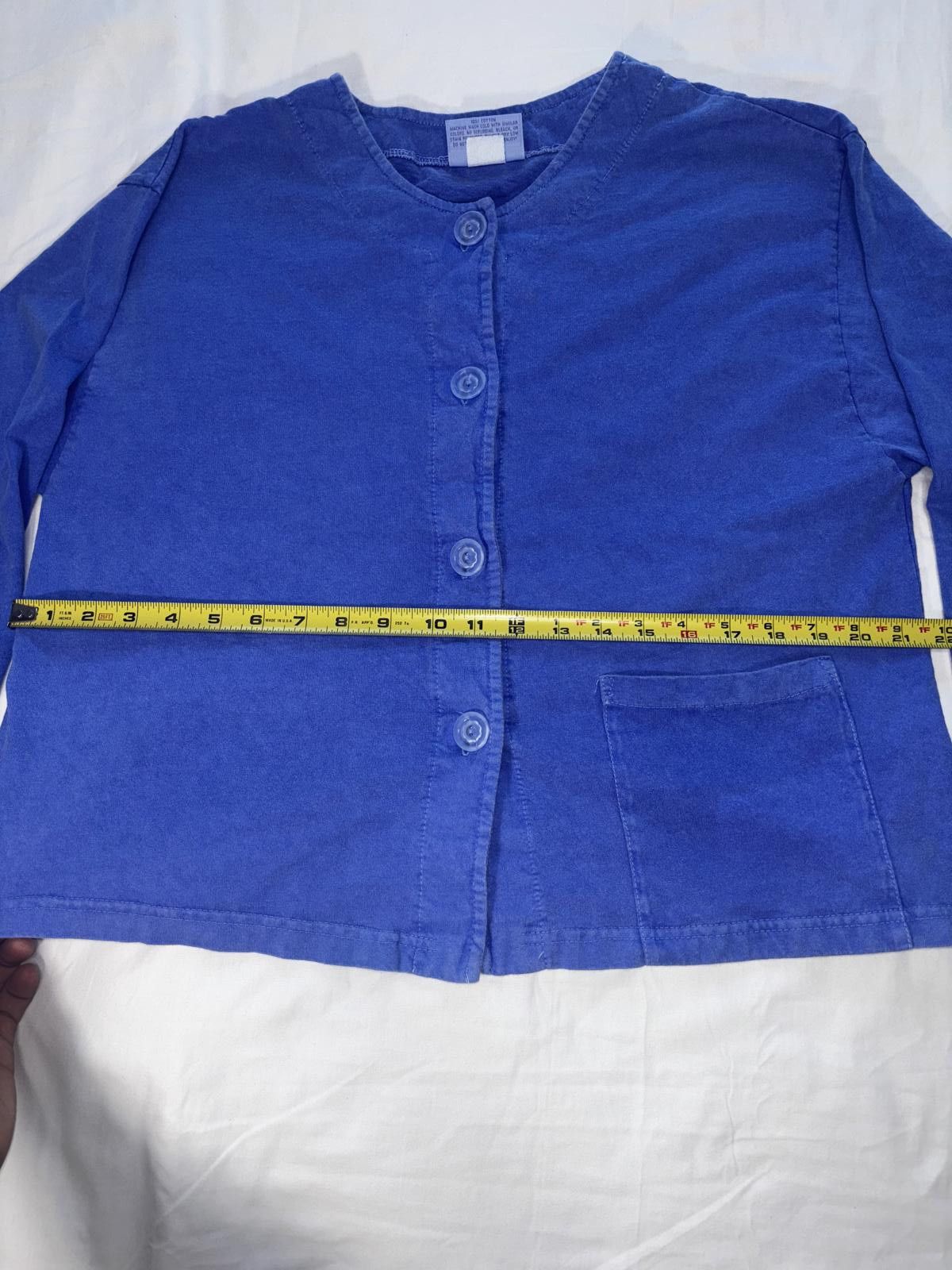 Designer Vintage Fresh Produce Women's Casual Button-Up Cardigan-Blue Size M / US 6-8 / IT 42-44 - 8 Thumbnail