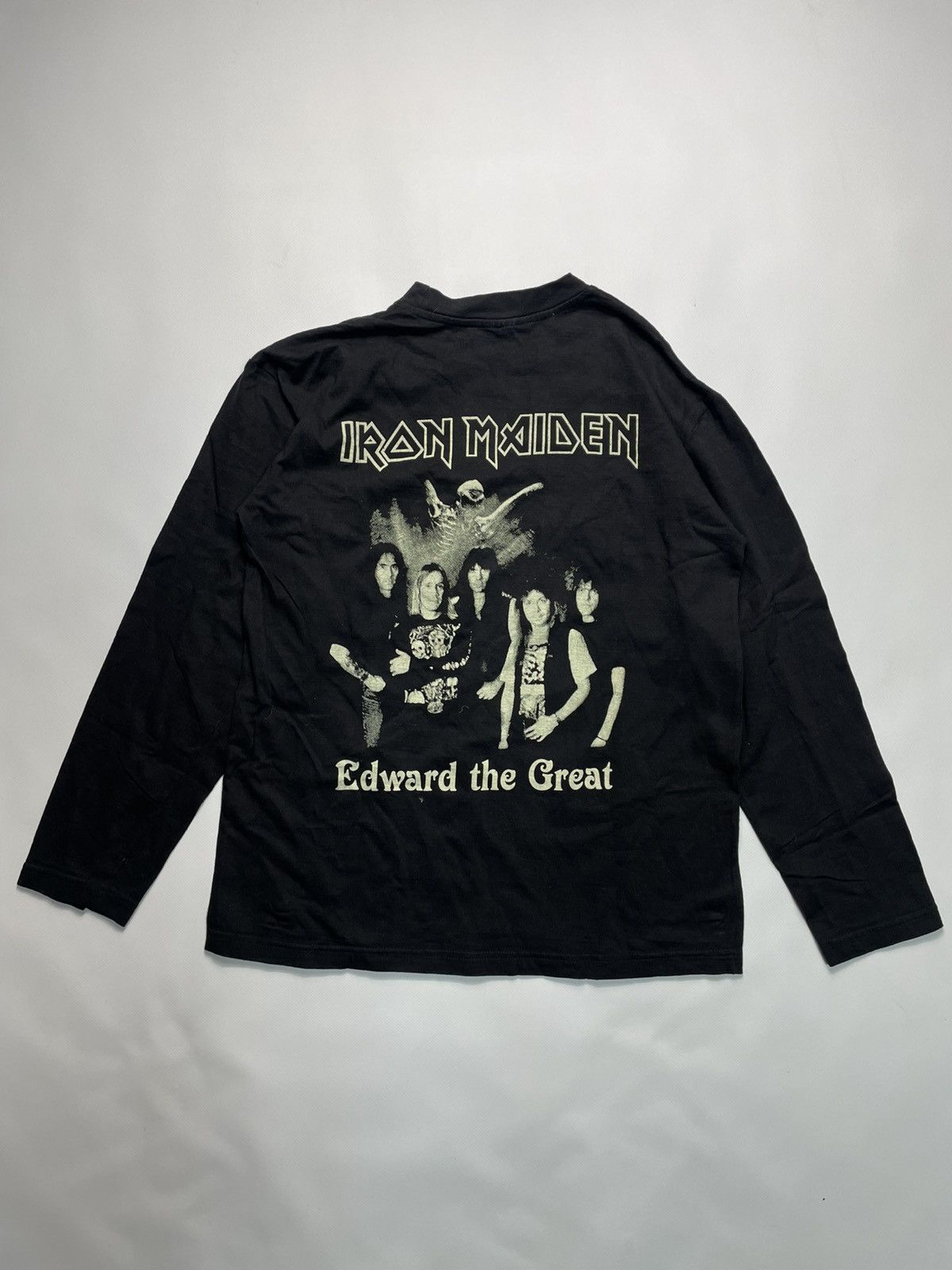 Iron Maiden 00s Vintage Iron Maiden Edward The Great 2002 Band T-Shirt Size US M / EU 48-50 / 2 - 4 Thumbnail