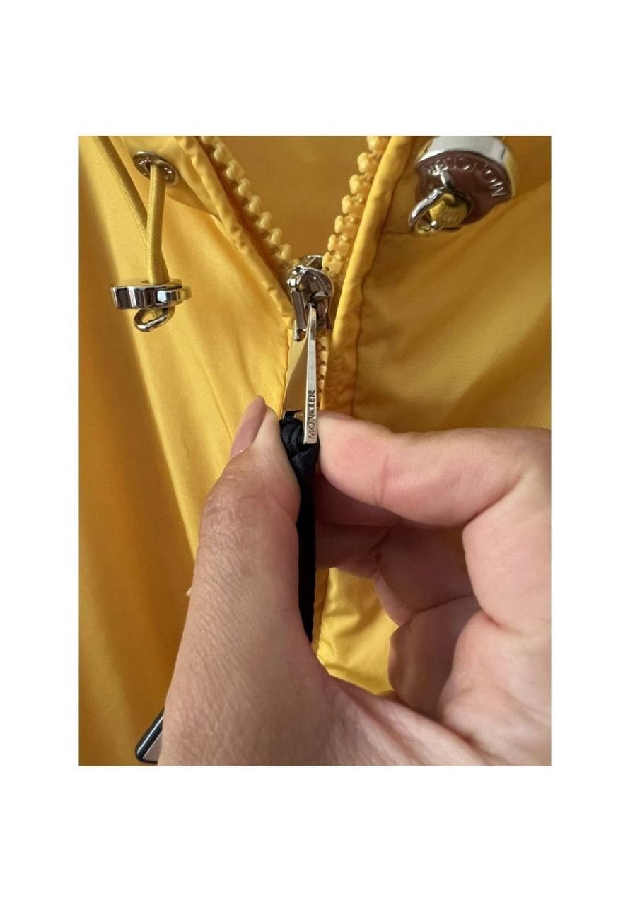 Moncler o1B3y1r0526 Cecile Windbreaker Jacket in Yellow Size XS / US 0-2 / IT 36-38 - 5 Thumbnail