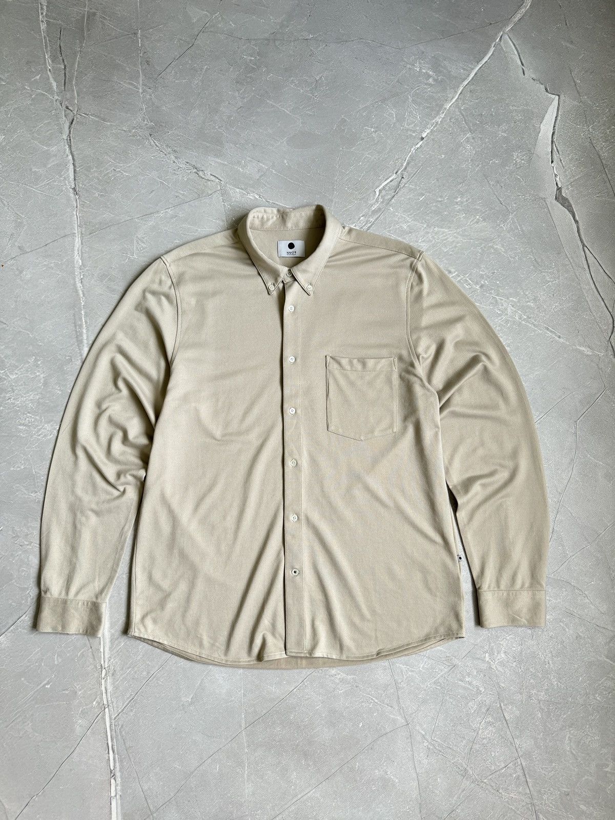 NN07 NN07 No Nationality Falk Shirt Beige Slim Fit Size US XL / EU 56 / 4 - 3 Thumbnail