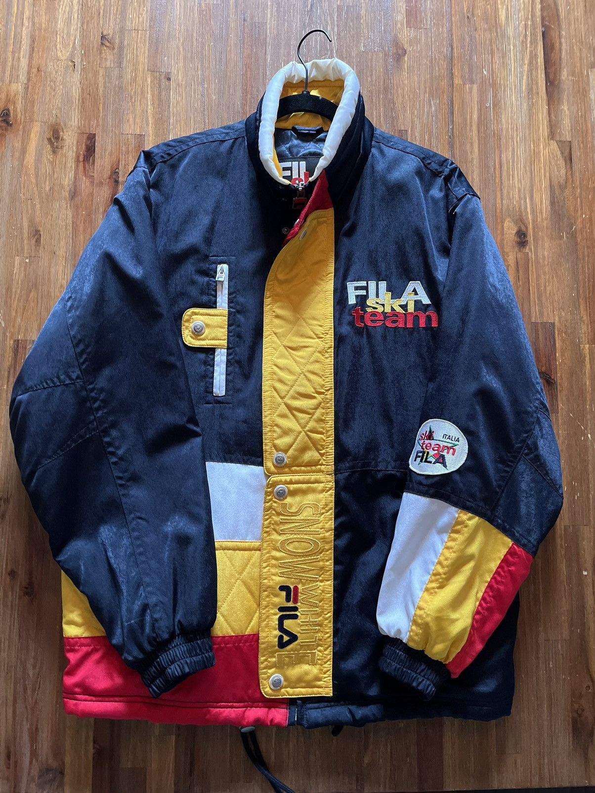 Fila Vintage 90s Fila Ski Team Jacket Size US M / EU 48-50 / 2 - 2 Thumbnail