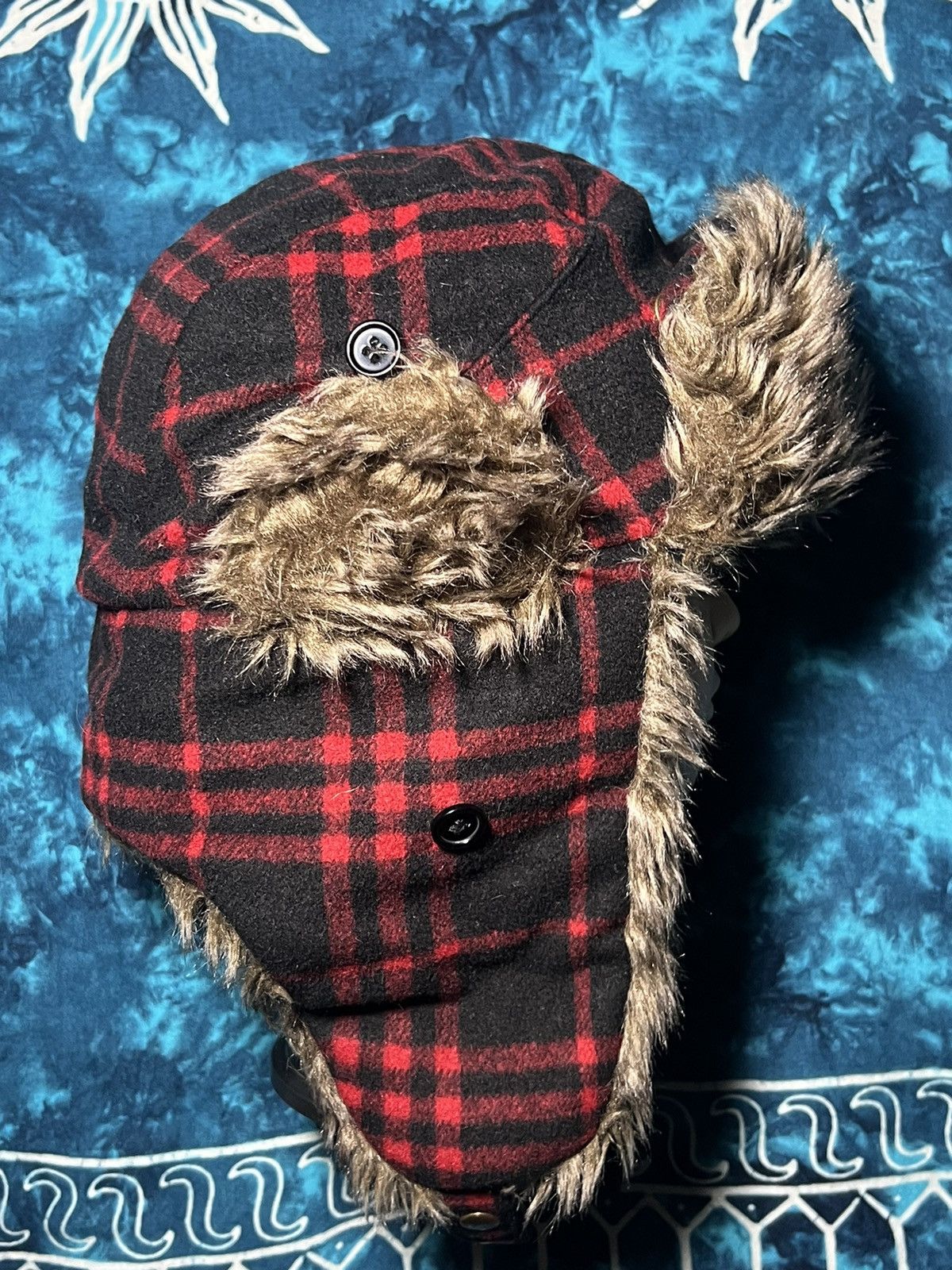 Japanese Brand Vitnage Y2K Dakine ushanka hat beanie street style Size ONE SIZE - 11 Thumbnail