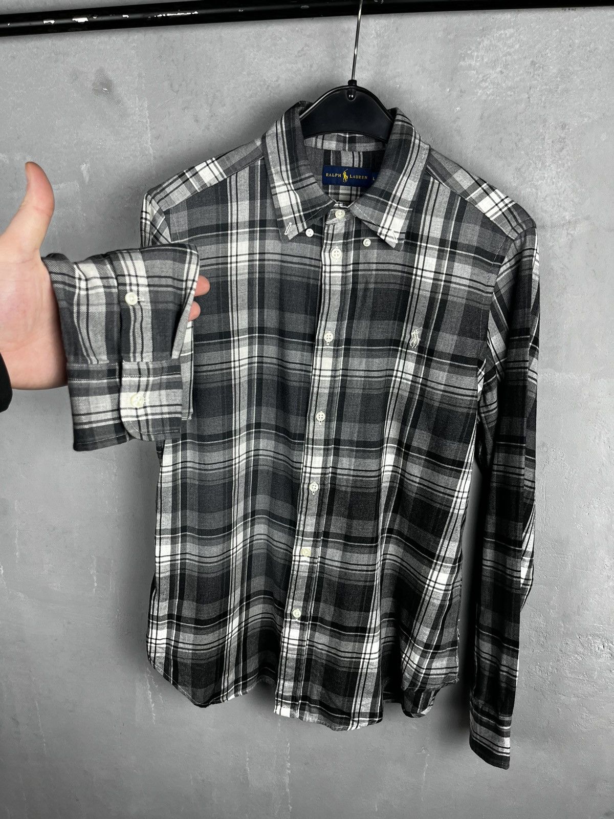 Polo Ralph Lauren × Ralph Lauren Polo Ralph Lauren flannel shirt size L Size L / US 10 / IT 46 - 6 Thumbnail