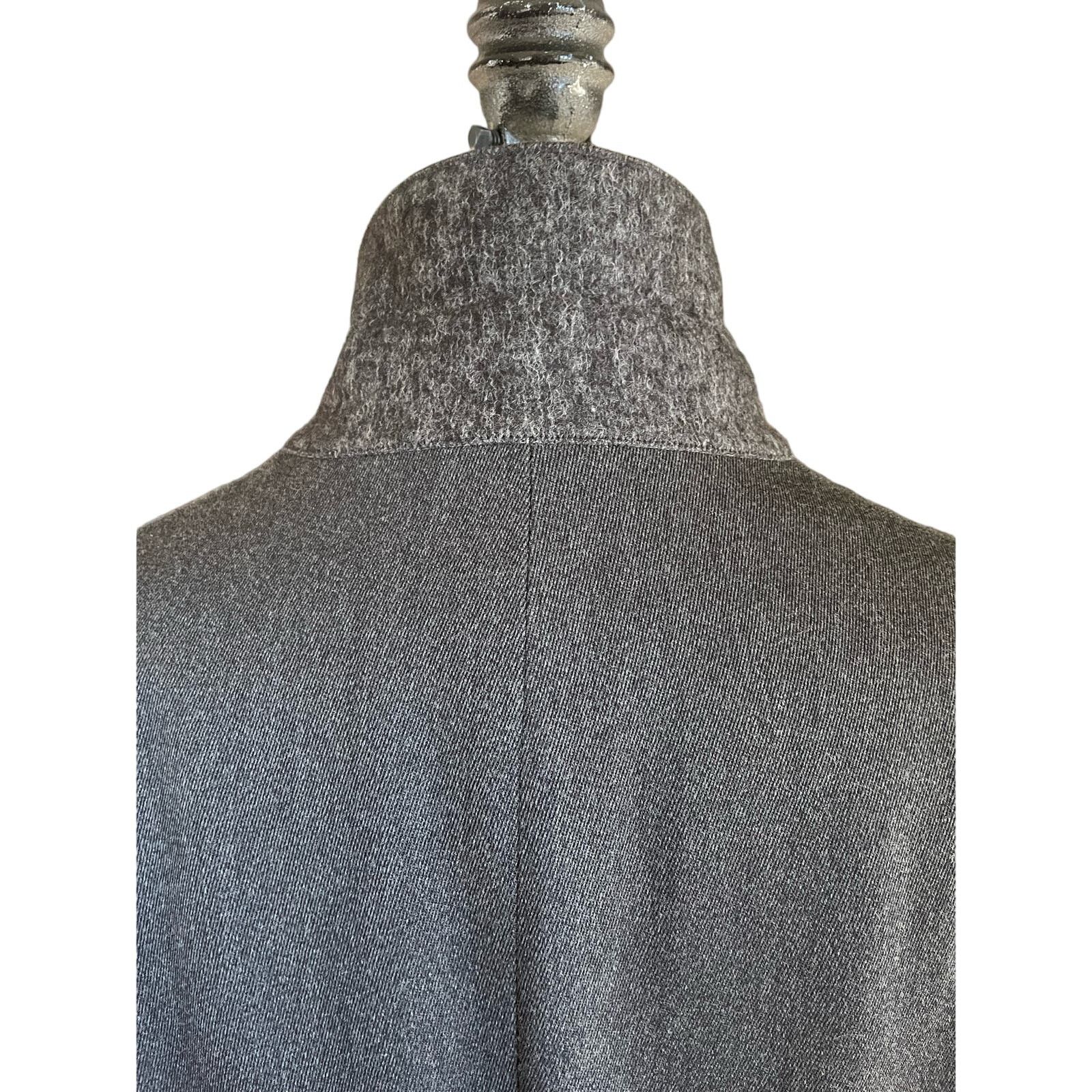Dsquared2 DSquared 100% Wool Gray 3-button Topcoat Size US M / EU 48-50 / 2 - 4 Thumbnail
