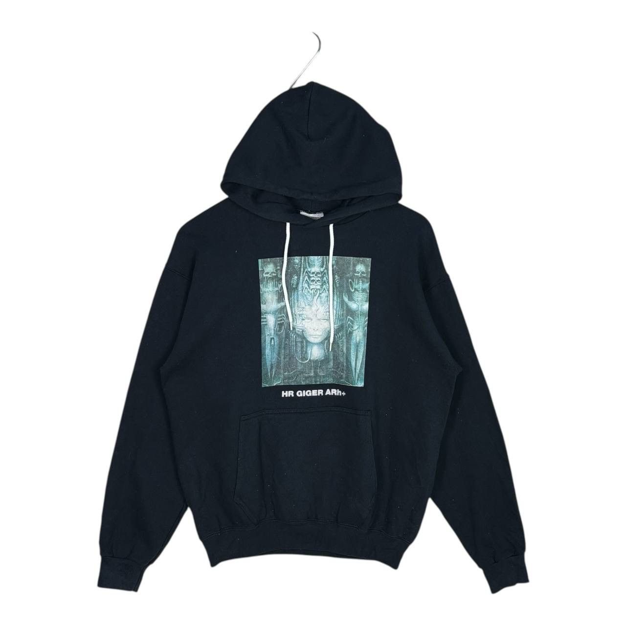 Vintage Vintage 90s HR Giger ARh+ Hoodie M Alien Art Graphic Size US M / EU 48-50 / 2 - 1 Thumbnail