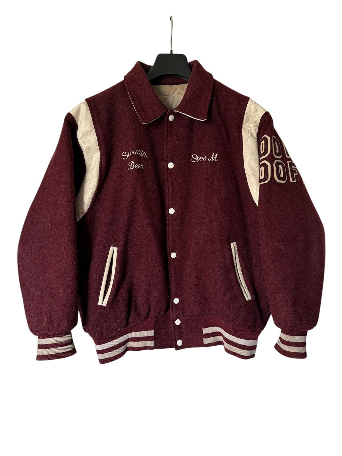 Delong Vintage Delong Varsity Jacket Size US L / EU 52-54 / 3 - 1 Thumbnail