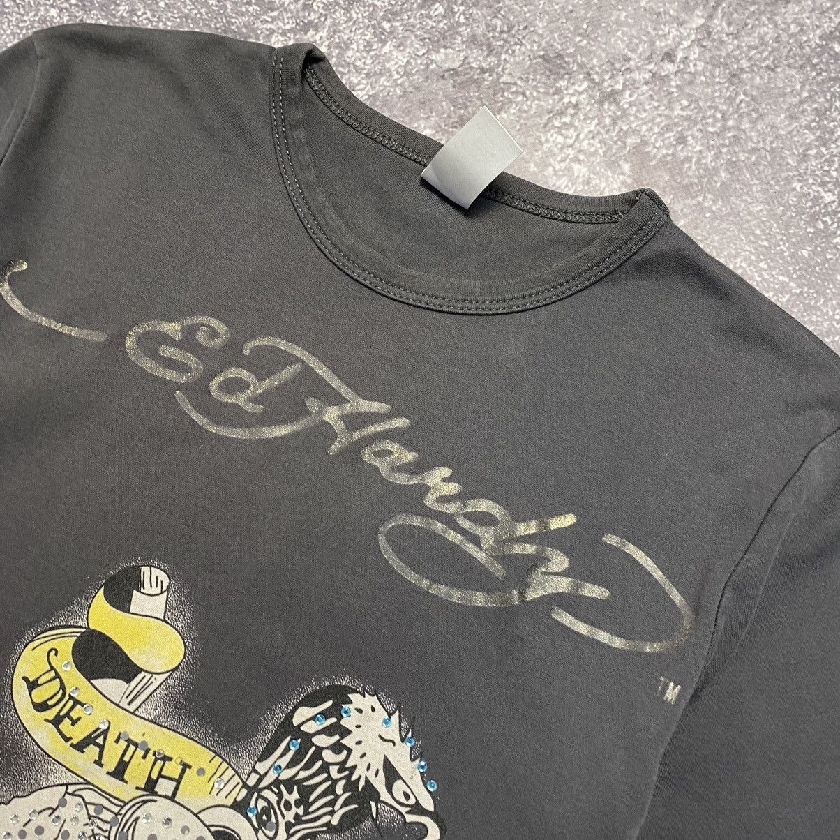 Ed Hardy Designer Ed Hardy by Christian Audigier Big Graphic logo tee Size M / US 6-8 / IT 42-44 - 7 Thumbnail