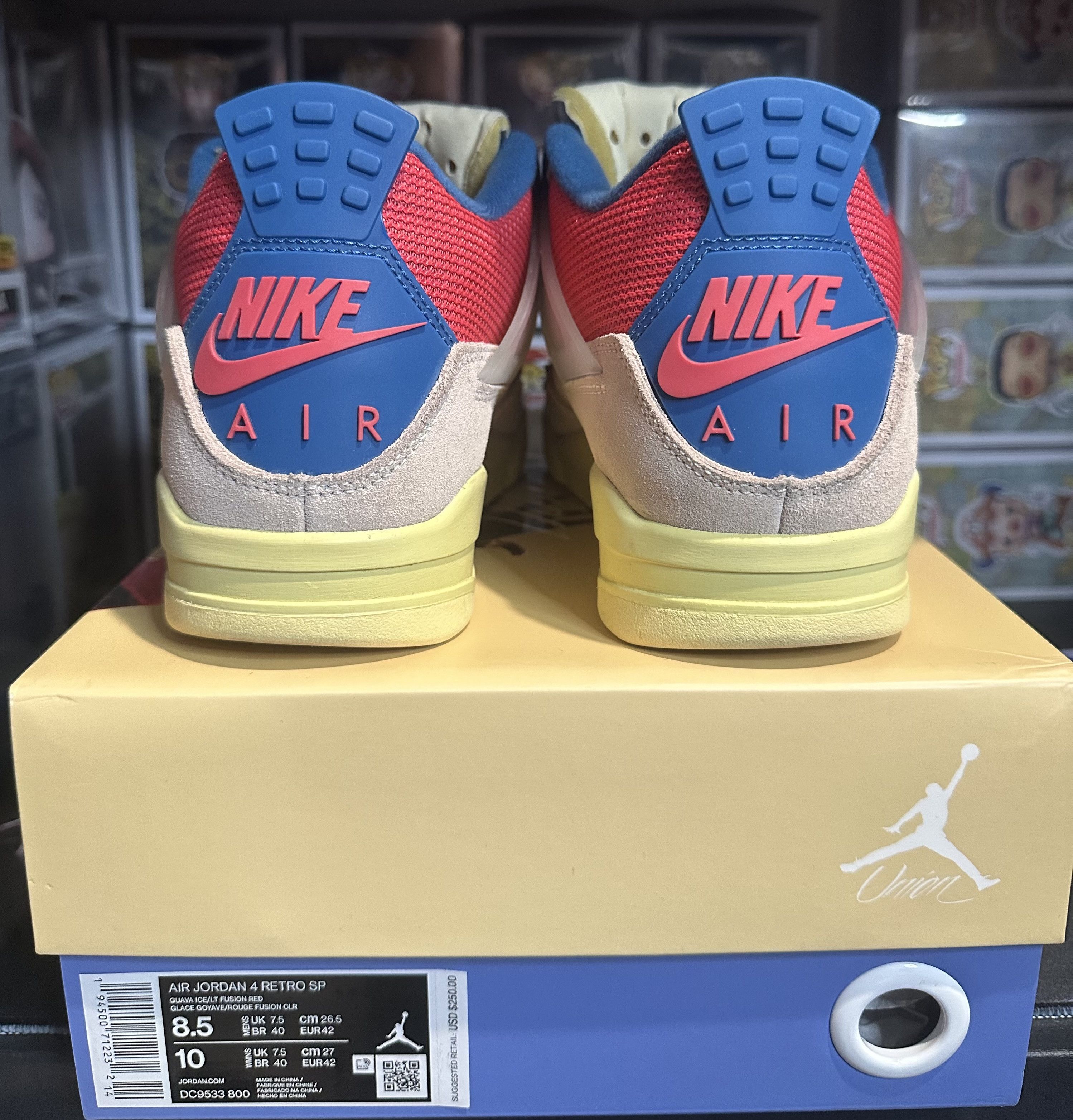 Jordan Brand × Union LA Air Jordan 4 Retro 'Union - Guava Ice' Size US 8.5 / EU 41-42 - 5 Thumbnail