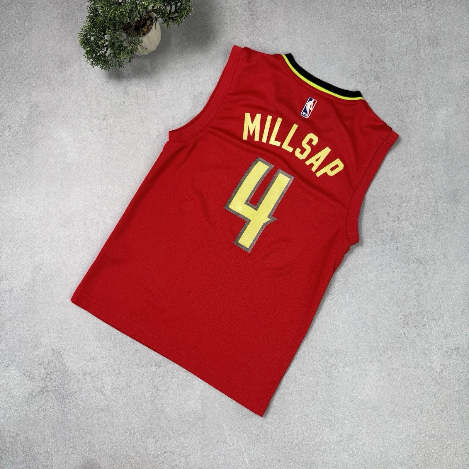 Adidas Adidas Atlanta Hawks NBA Jersey Small Millsap #4 Red Size S Size US S / EU 44-46 / 1 - 12 Thumbnail