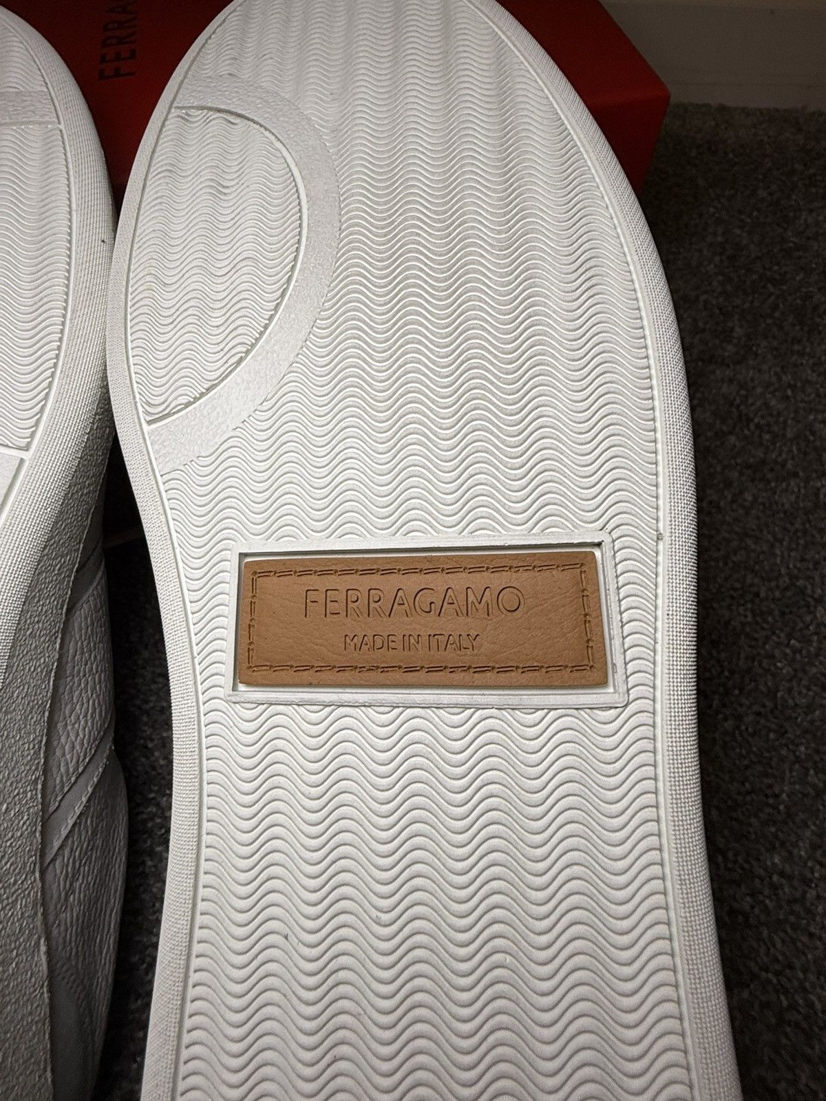Salvatore Ferragamo Low Top Signature Sneakers Size US 12 / EU 45 - 12 Thumbnail