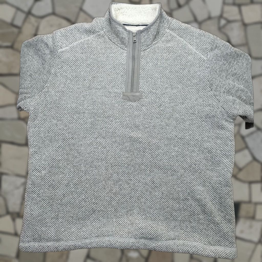 Orvis Orvis Mens Heather Gray Fleece Sherpa Lined 1/4 Zip Pullover Sweater XL Size US XL / EU 56 / 4 - 1 Thumbnail