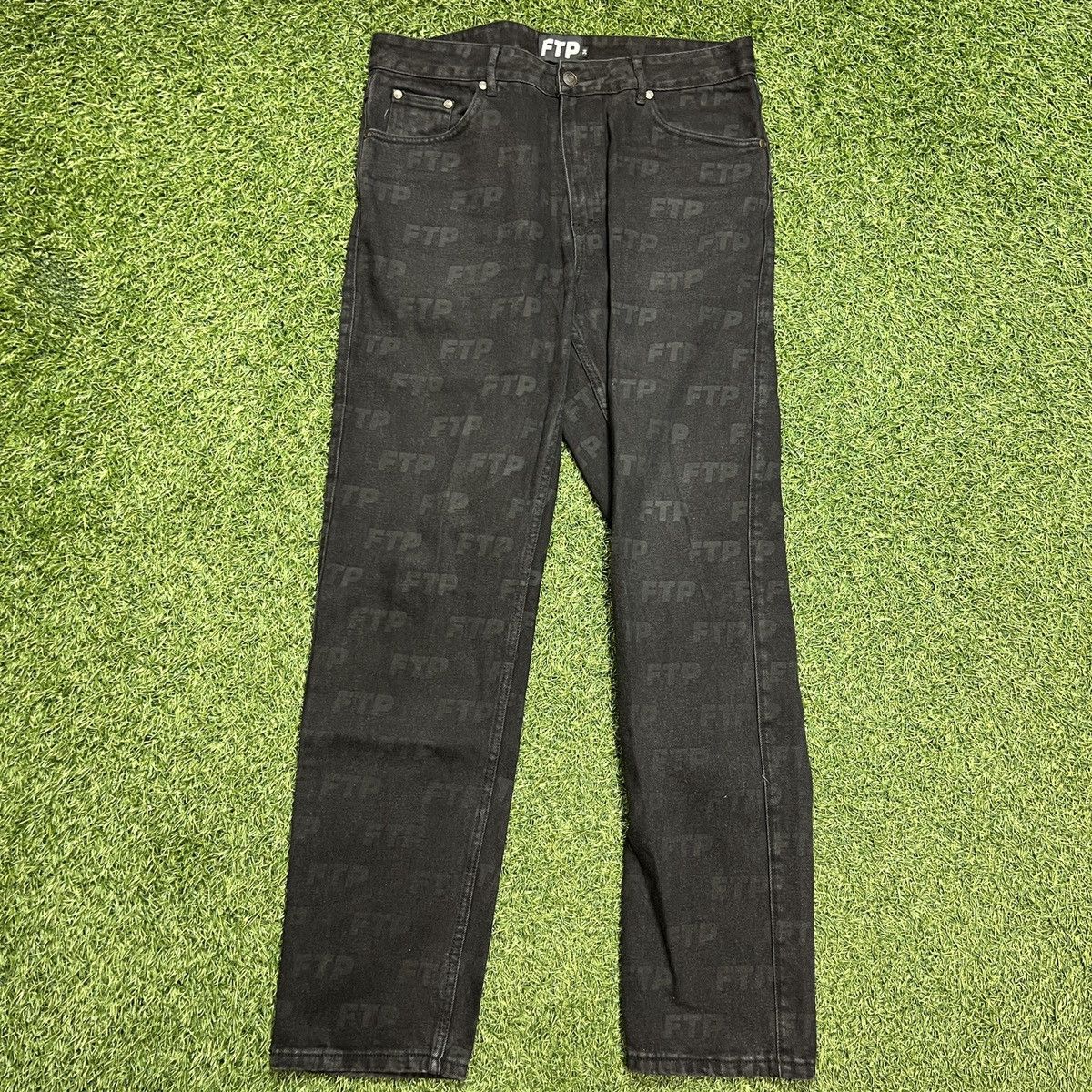 FTP All Over Denim Pant (FW21) Black
