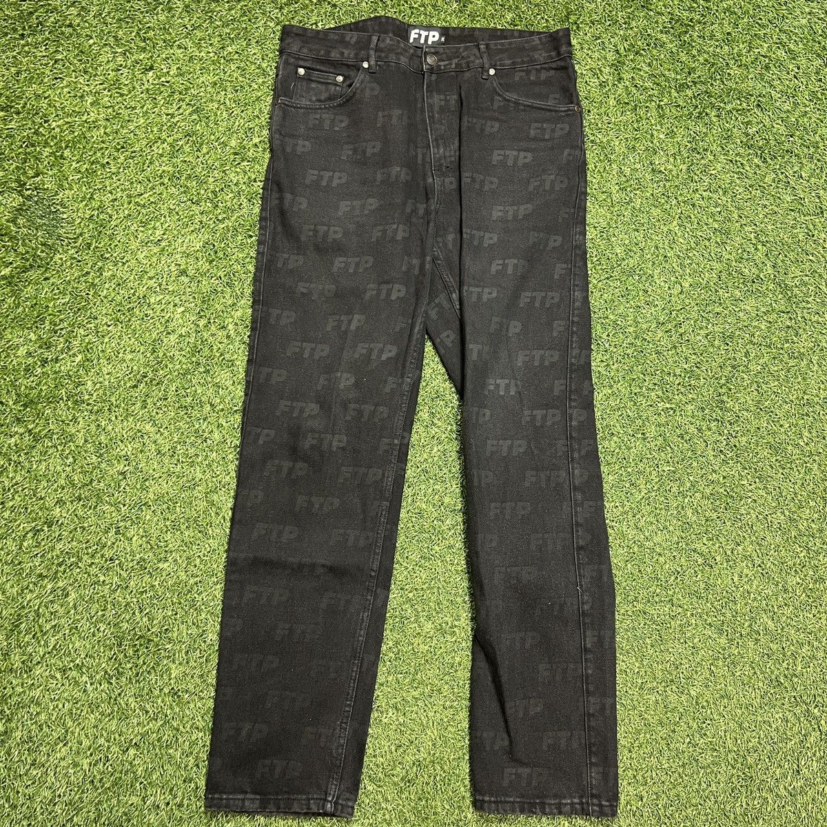 FTP All Over Denim Pant (FW21) Black