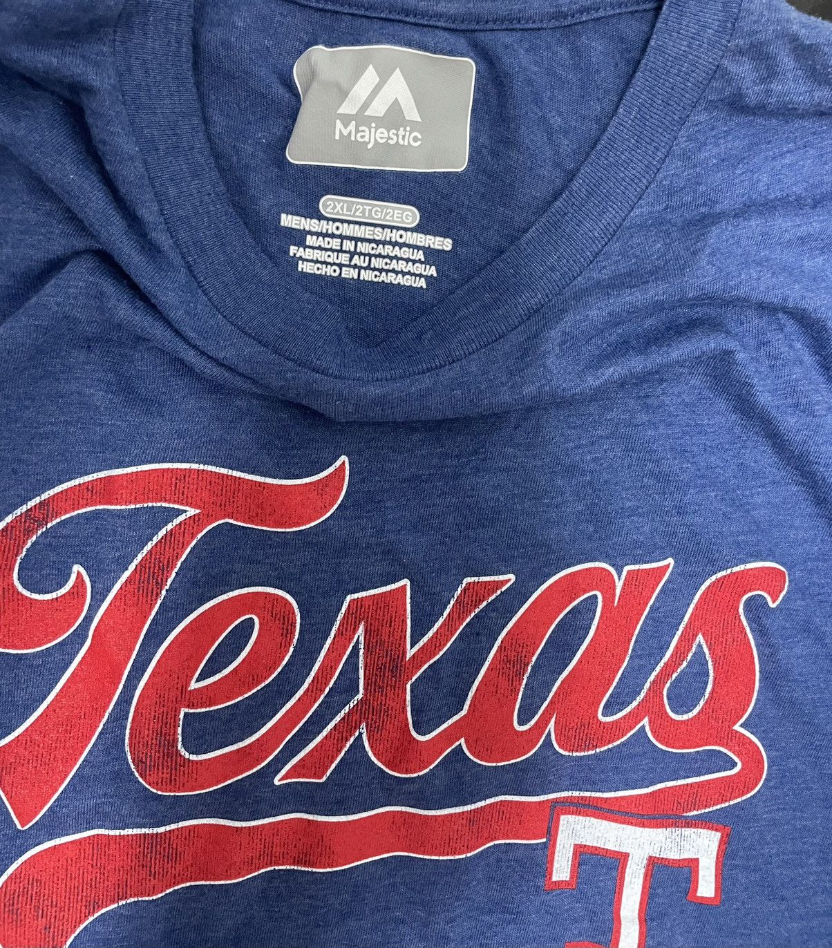 Majestic 🔥 Majestic Texas Rangers t-shirt Size US XXL / EU 58 / 5 - 2 Thumbnail