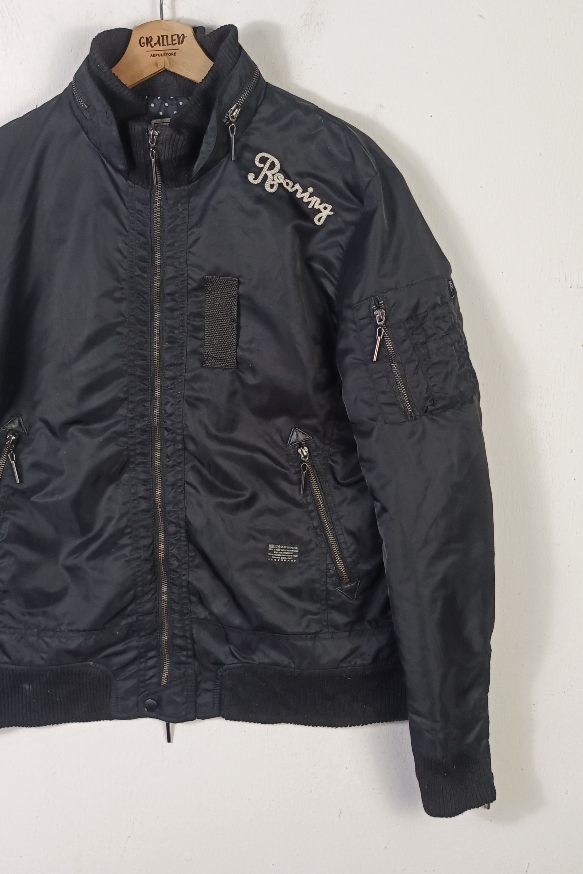 If Six Was Nine × Japanese Brand Azul by Moussy BomberJacketEmbroidery ifsixwasnine lgb style Size US L / EU 52-54 / 3 - 6 Thumbnail